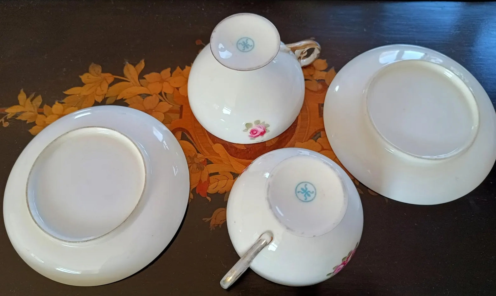 Antique Rare Meiji Old Morimura Noritake Export Rose Gilt Bijoux Tea Set Art Nouveau 1902