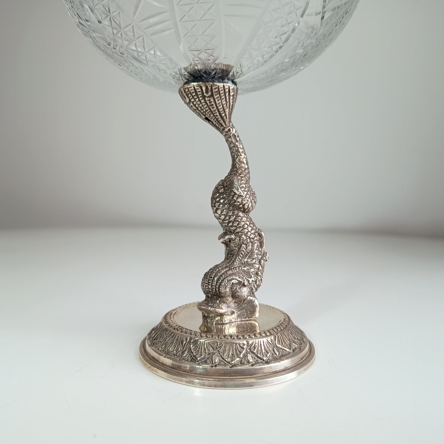 Dolphin footed bowl