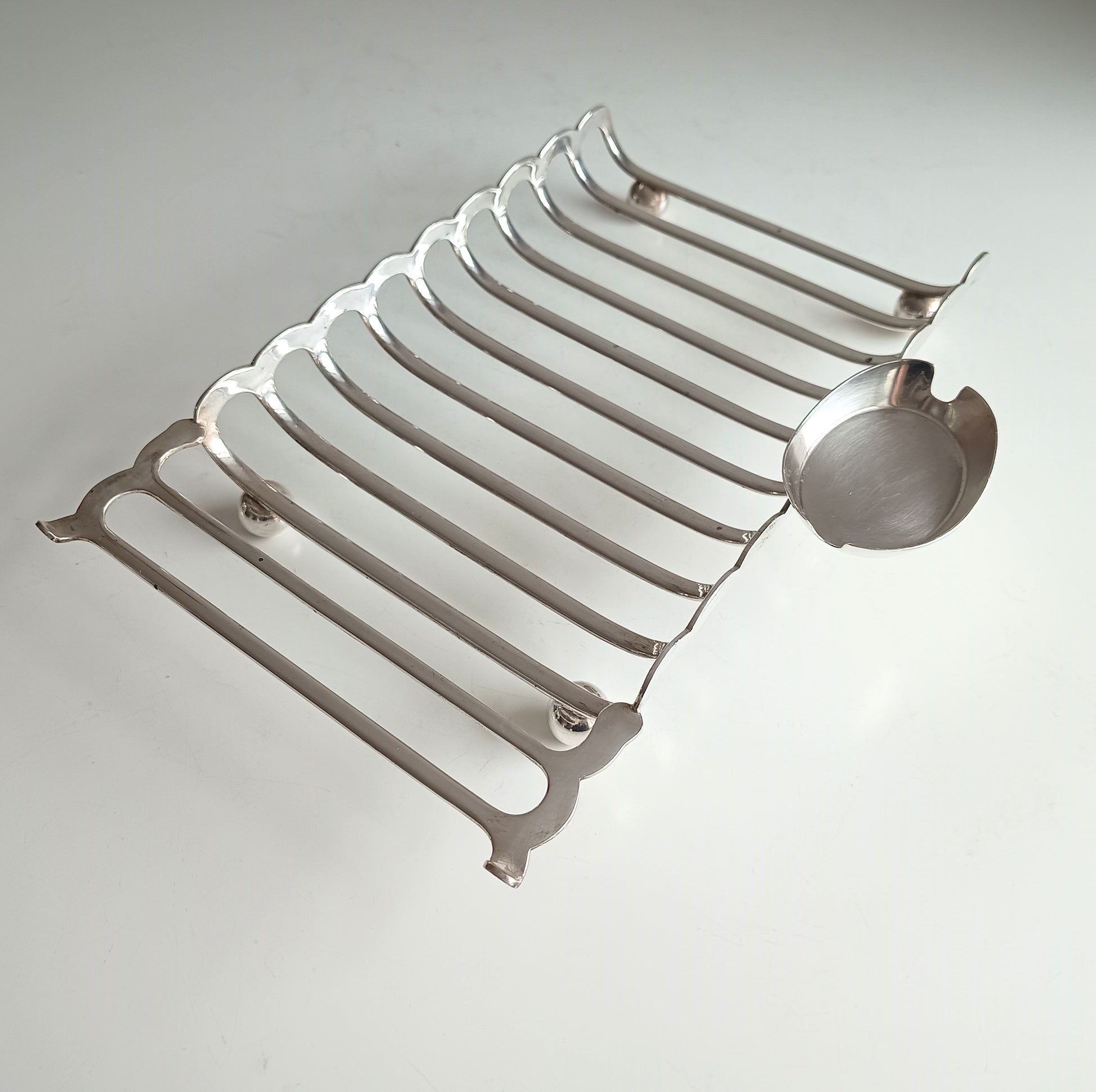 Antique English Silver Plate Asparagus Server Drainer with Provencal Sauce or Butter Side Dish Signed Late Victorian to Edwardian Sheffield