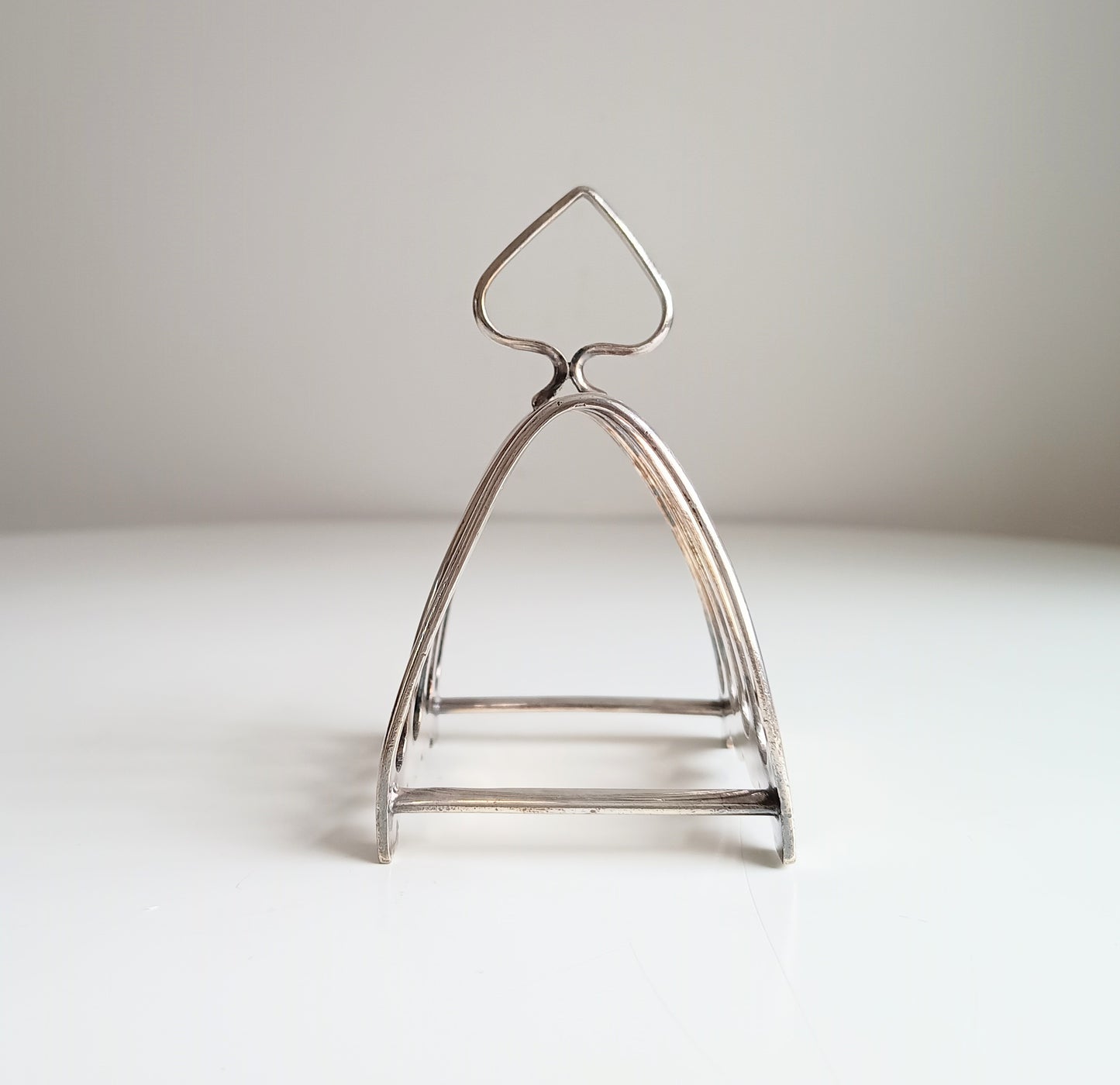 Vintage English Gothic Revival Mappin & Webb Toast Rack for Historic Art Deco Tea Rooms