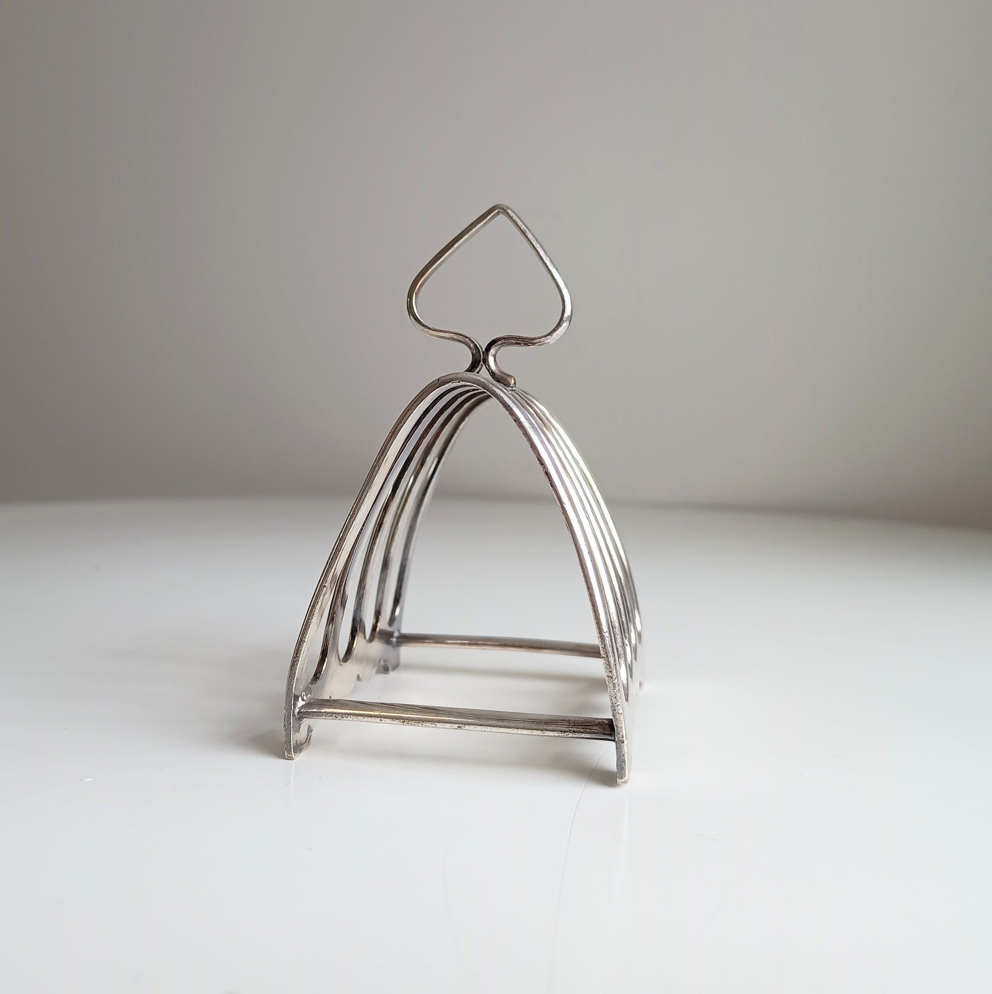 Vintage English Gothic Revival Mappin & Webb Toast Rack for Historic Art Deco Tea Rooms