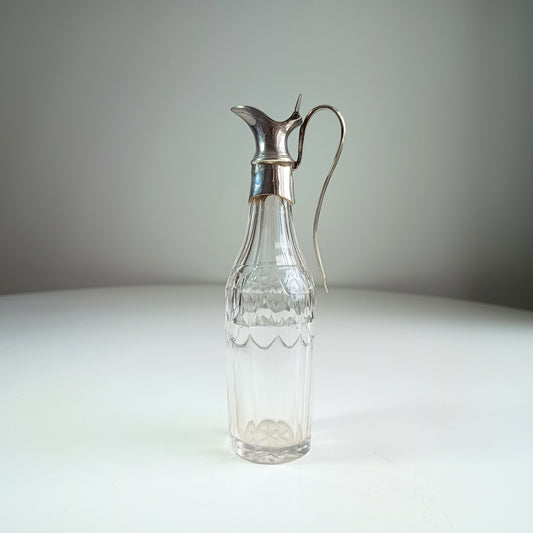 George III Neo-Classical Silver Mounted Bottle by Crispin Fuller | English Sterling Silver | Circa 1795–1799