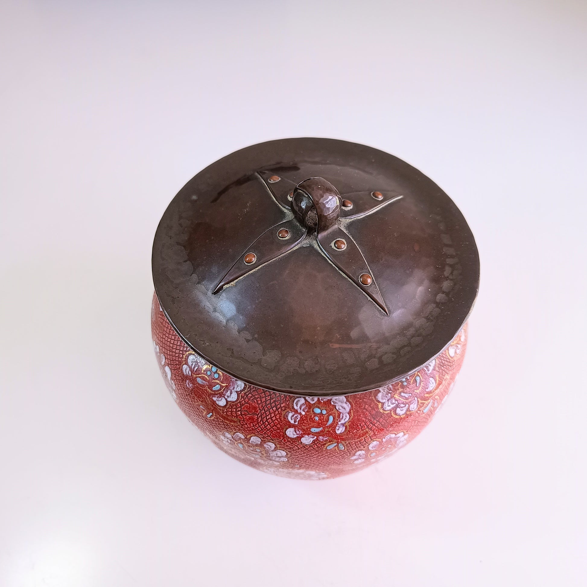 Arts and crafts tobacco jar