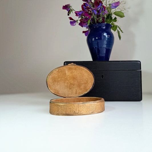 Empire-Style French Ormolu Trinket Box, c. late 19th century