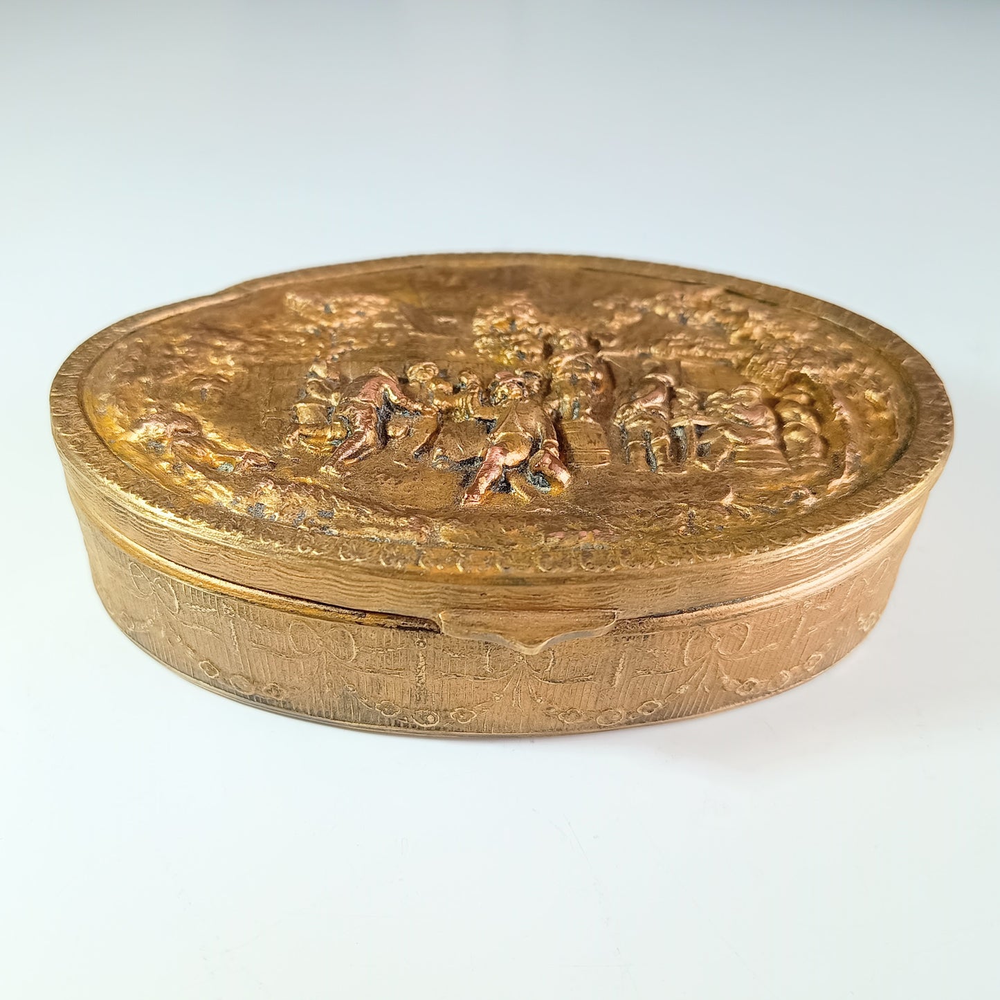 Empire-Style French Ormolu Trinket Box, c. late 19th century