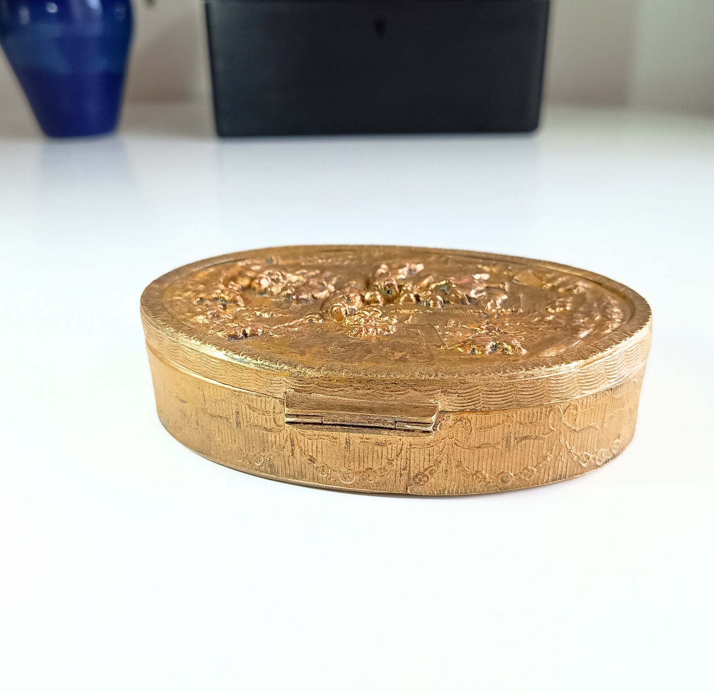 Empire-Style French Ormolu Trinket Box, c. late 19th century