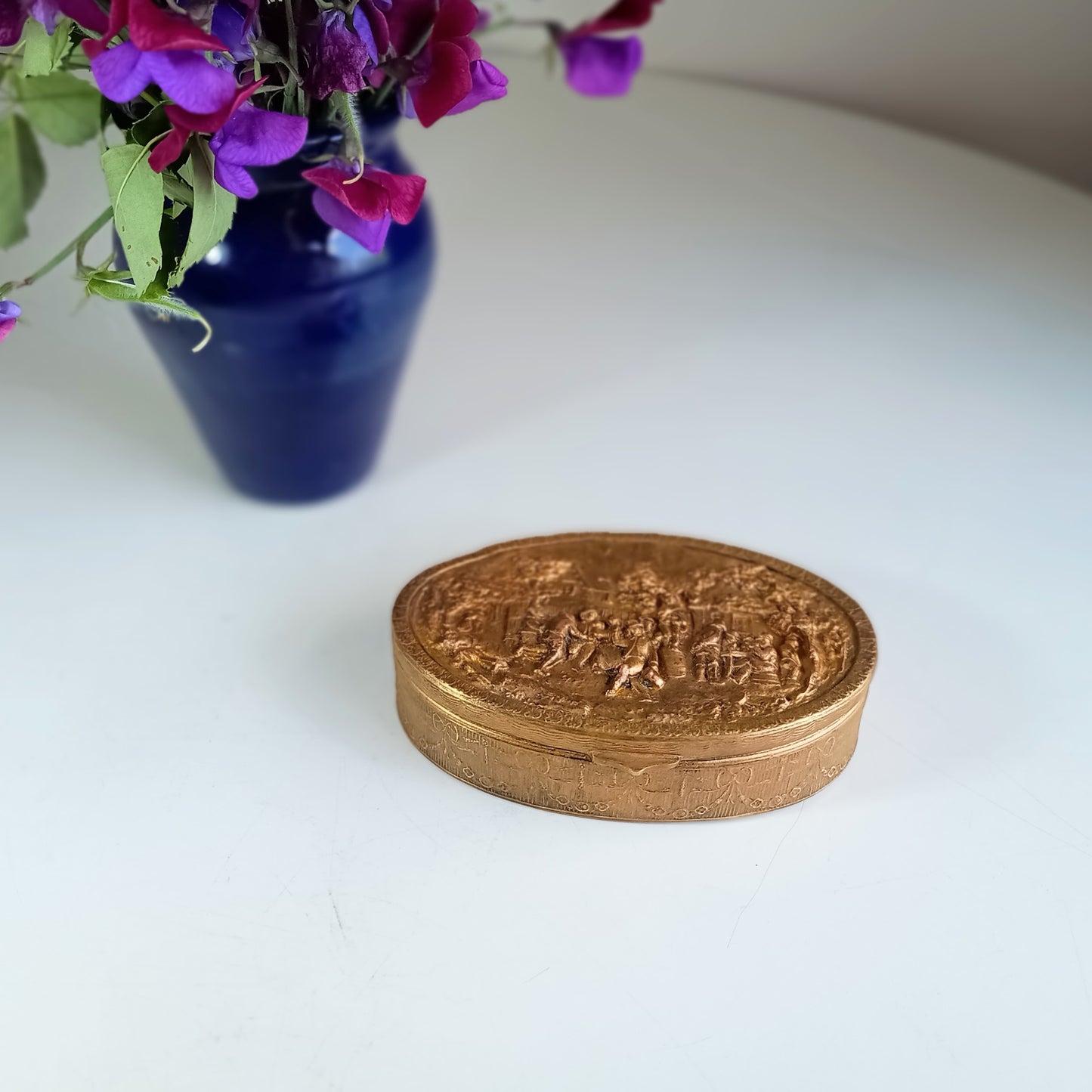 Empire-Style French Ormolu Trinket Box, c. late 19th century