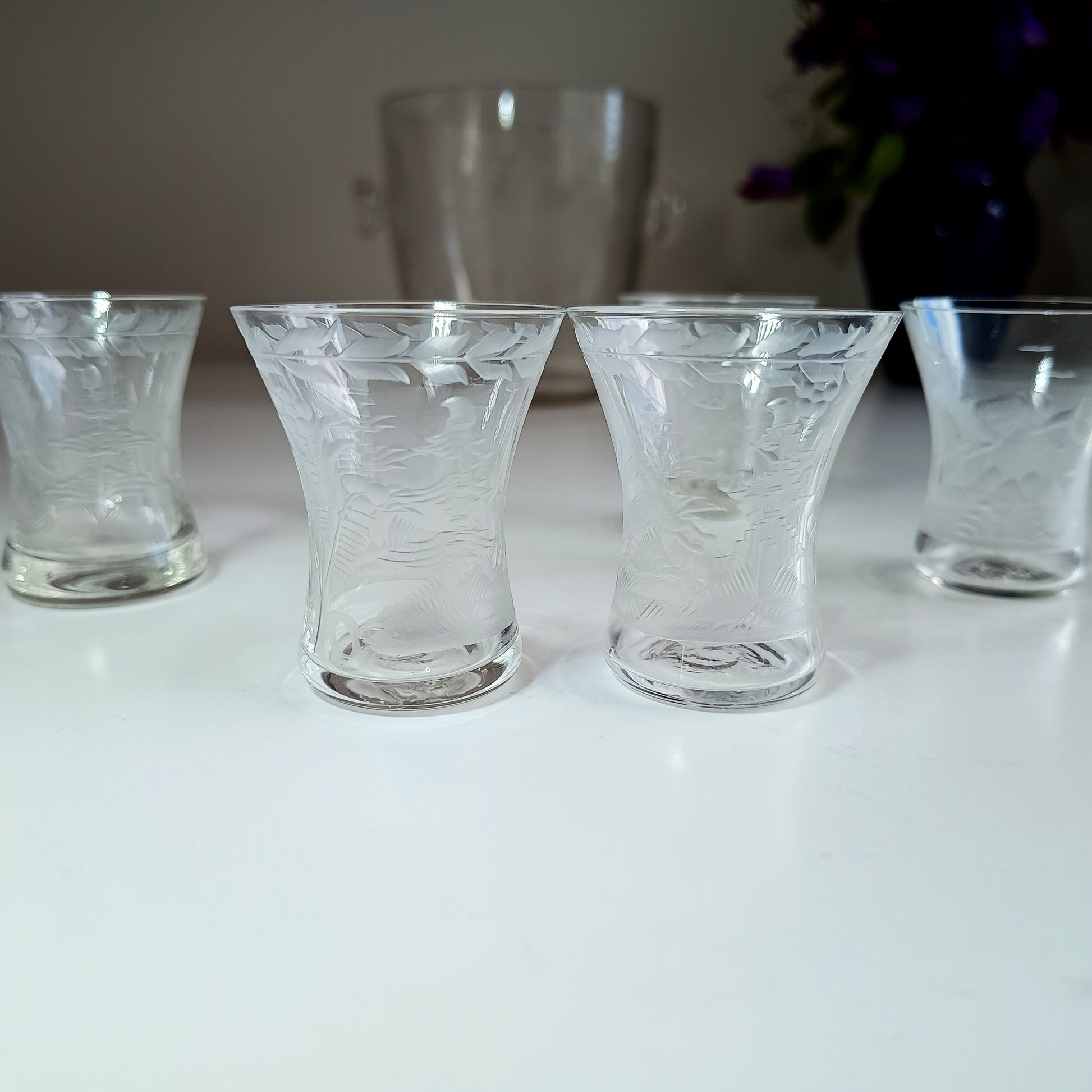 Antique shotglasses