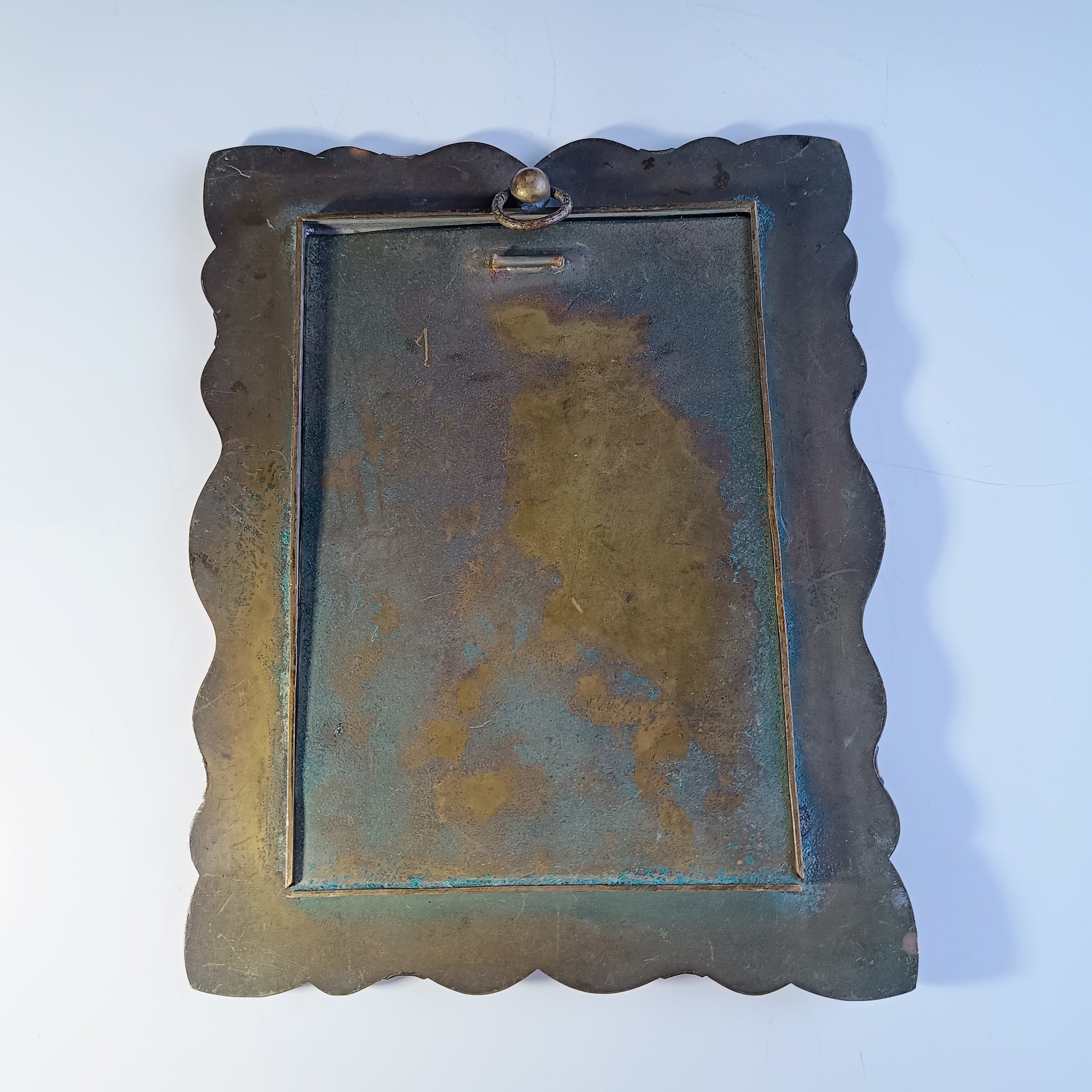 Antique bronze frame