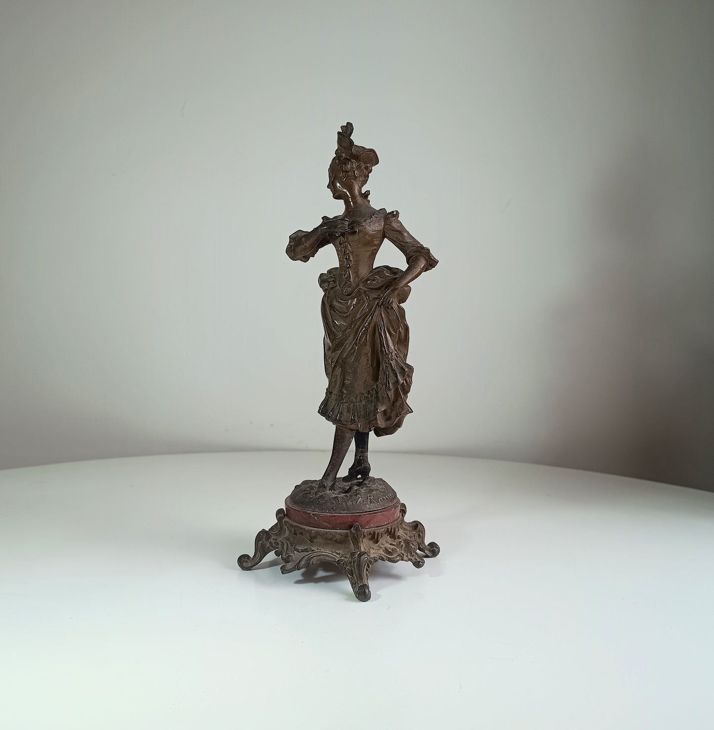 19th century Classical Bronzed Spelter Sculpture Ernest Rancoulet Napoleon III Style