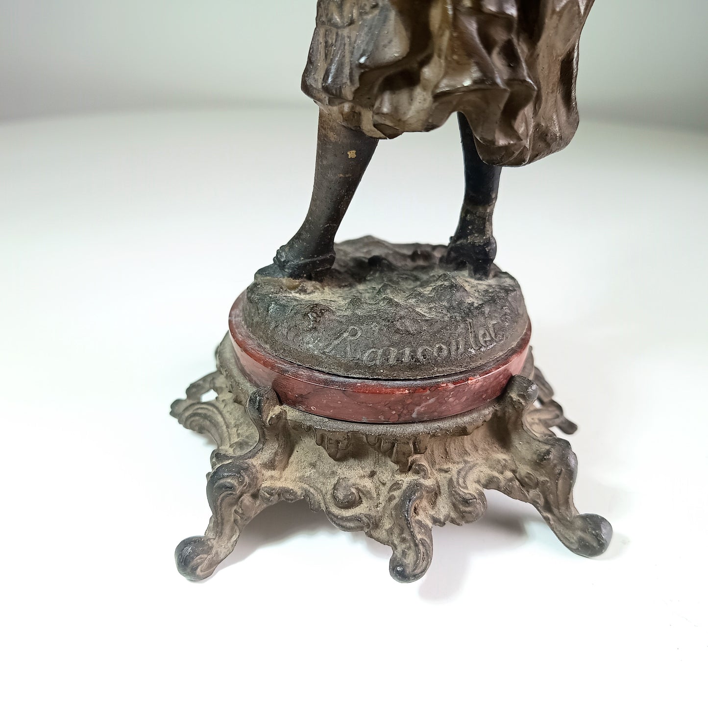 19th century Classical Bronzed Spelter Sculpture Ernest Rancoulet Napoleon III Style