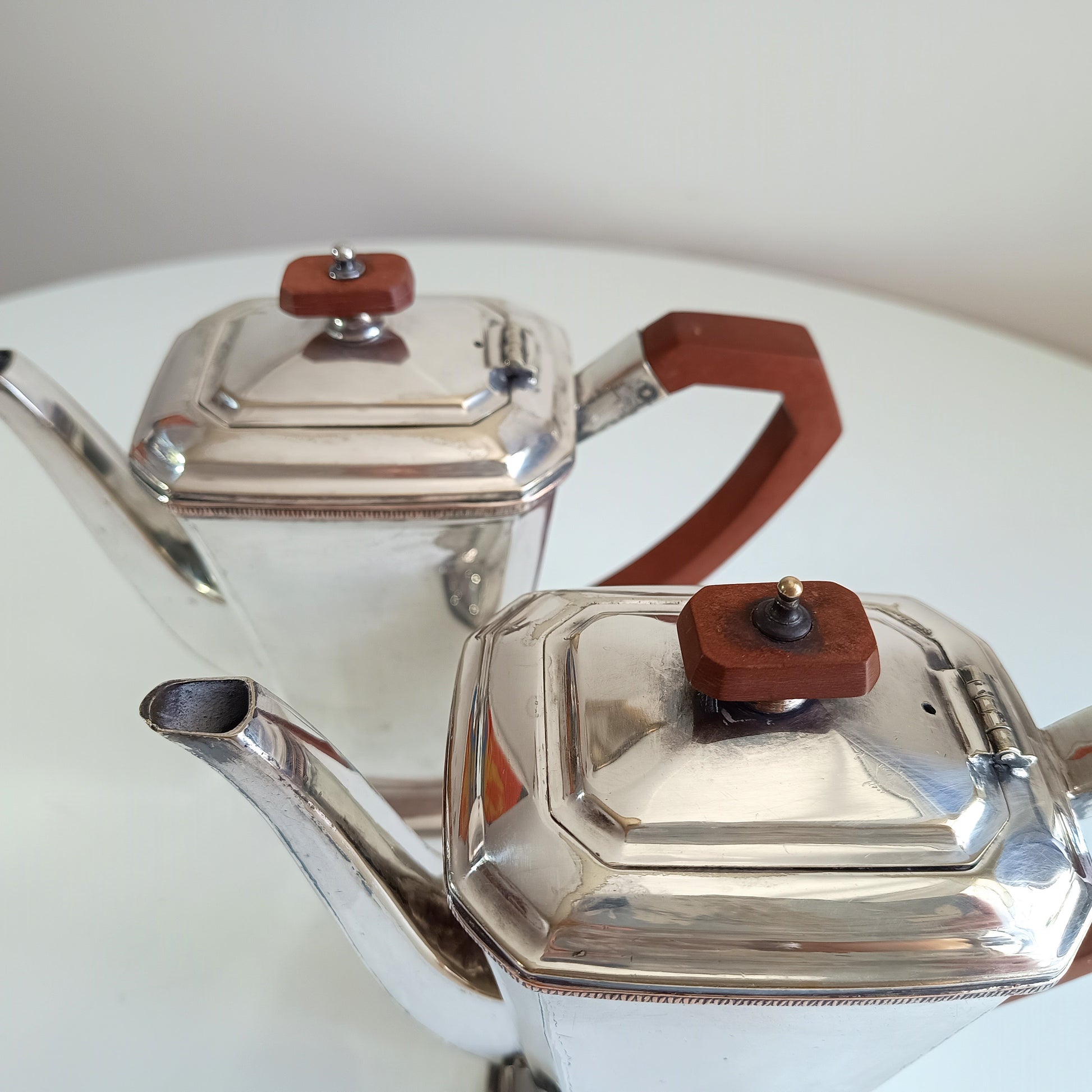 Vintage Coffee Pot and Hot Milk Pot Set