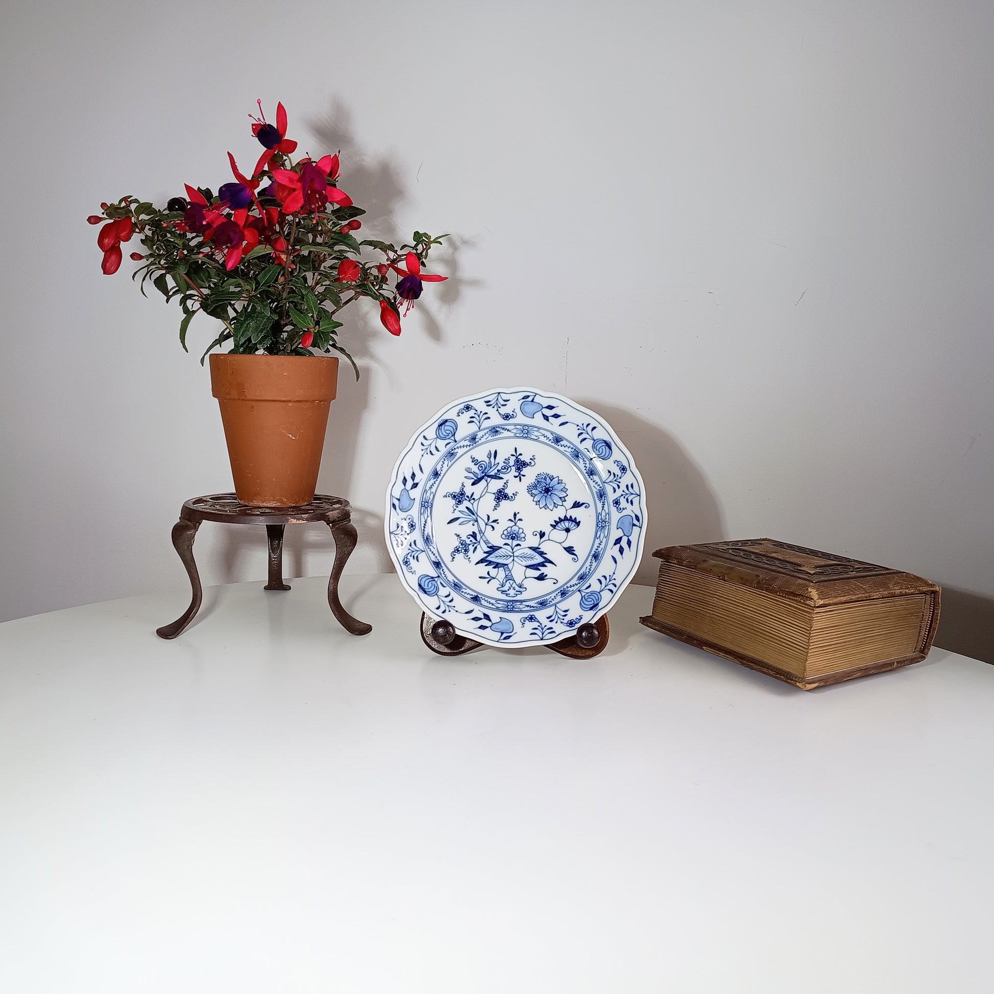 Meissen Plate in Blue and White