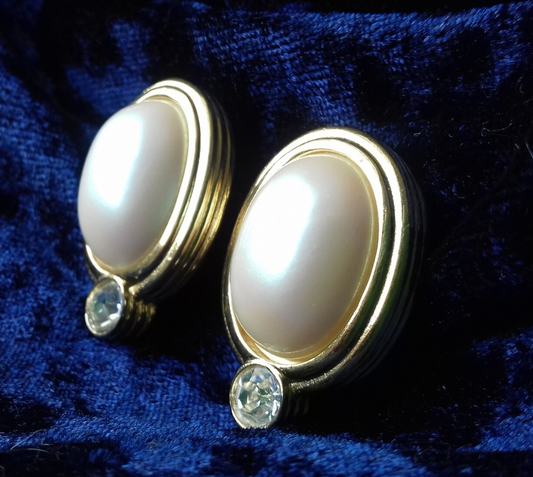 Givenchy - Authentic Vintage Signed Designer Earrings