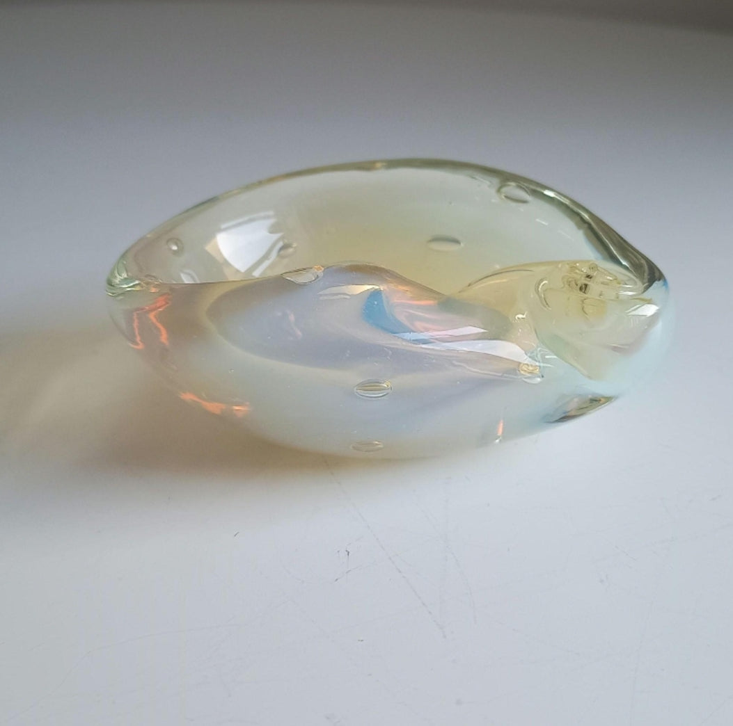 Midcentury Murano Opal Glass Seguso