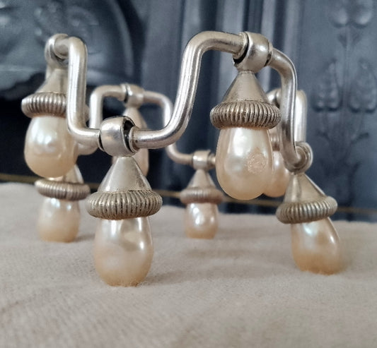 1990s Couture Runway Showpiece by Chanel designer Karl Lagerfeld - Vintage Brutalist Baroque Bracelet