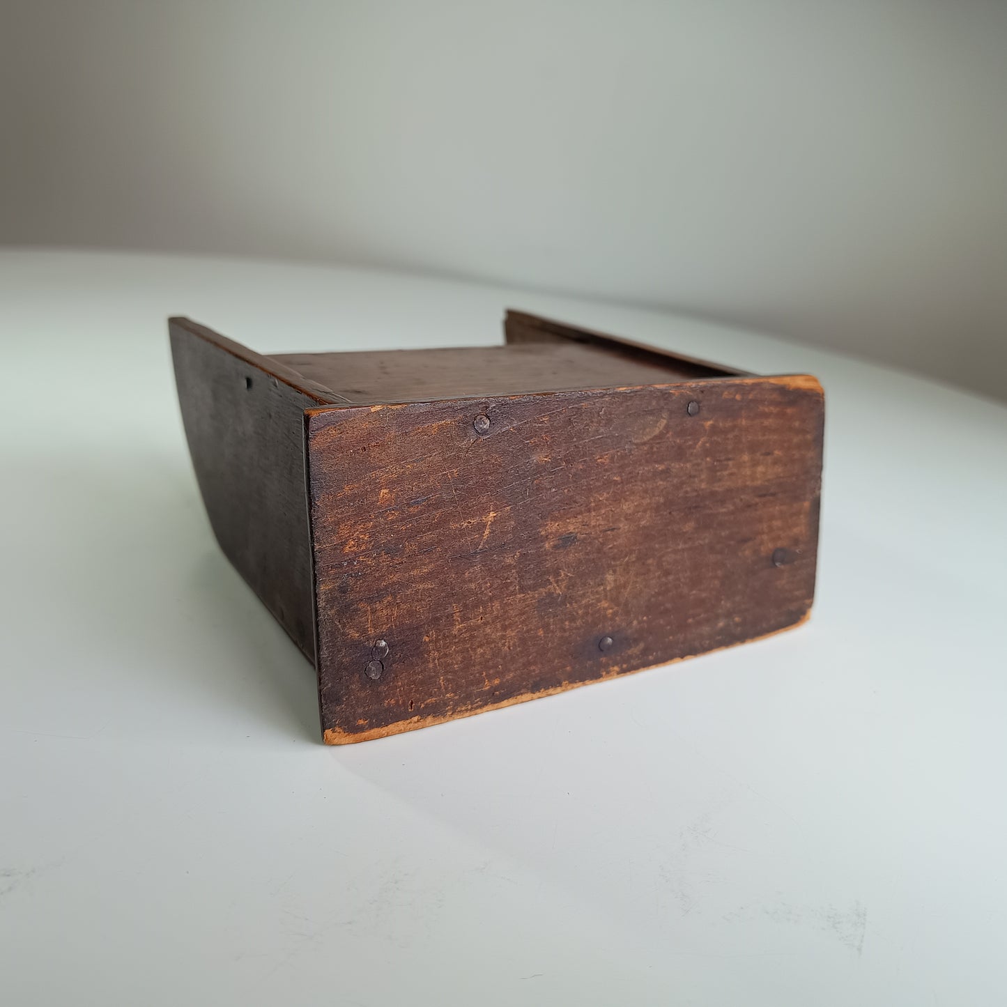 Late Victorian English Oak and  Tabletop Post Cards Stand or Letter Rack – Small Desk Model, rarely found marked specifically for Post Cards