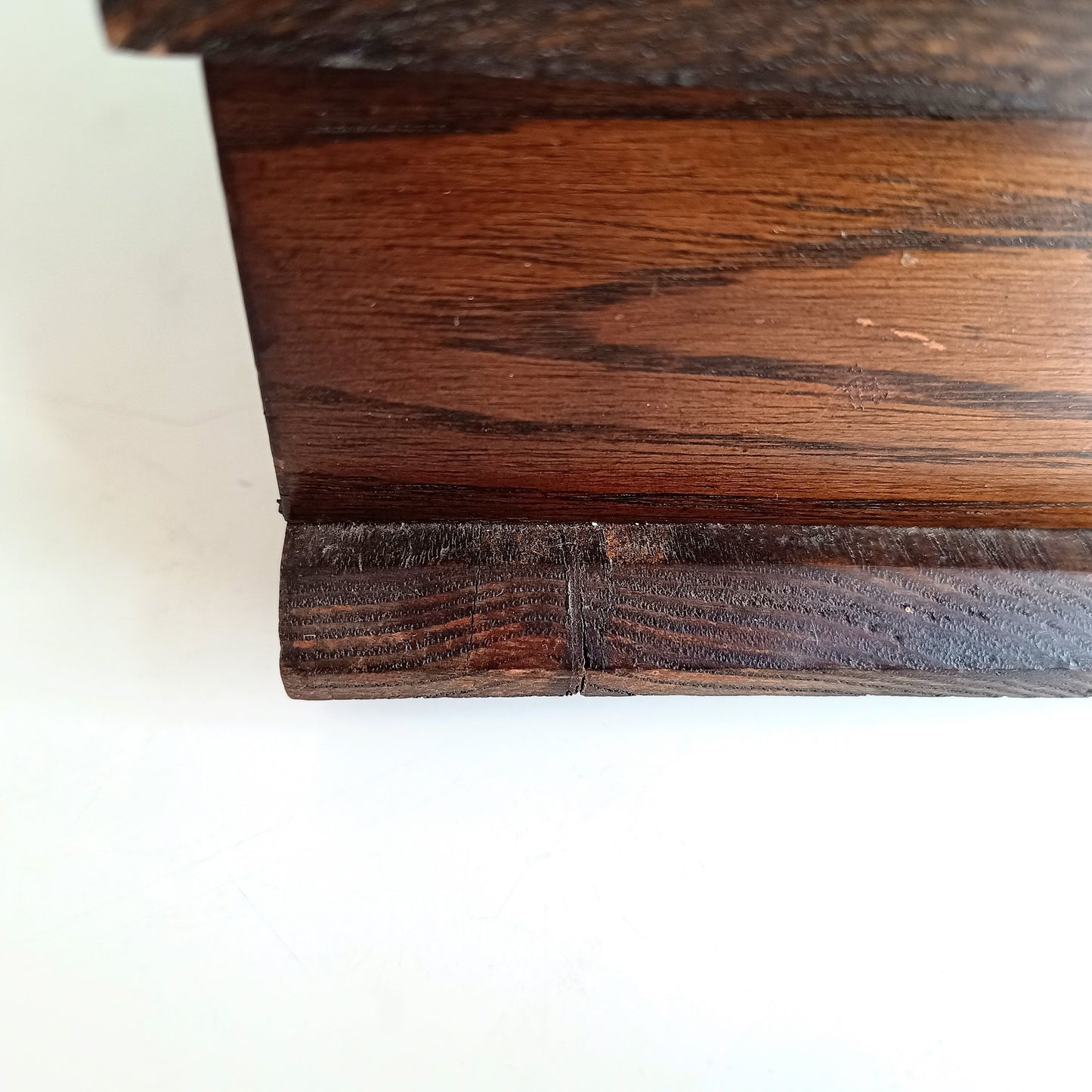 Antique English Small Oak Desk Tidy With Lidded Papers Holder And Pull Out Drawer, Circa 1890 1900