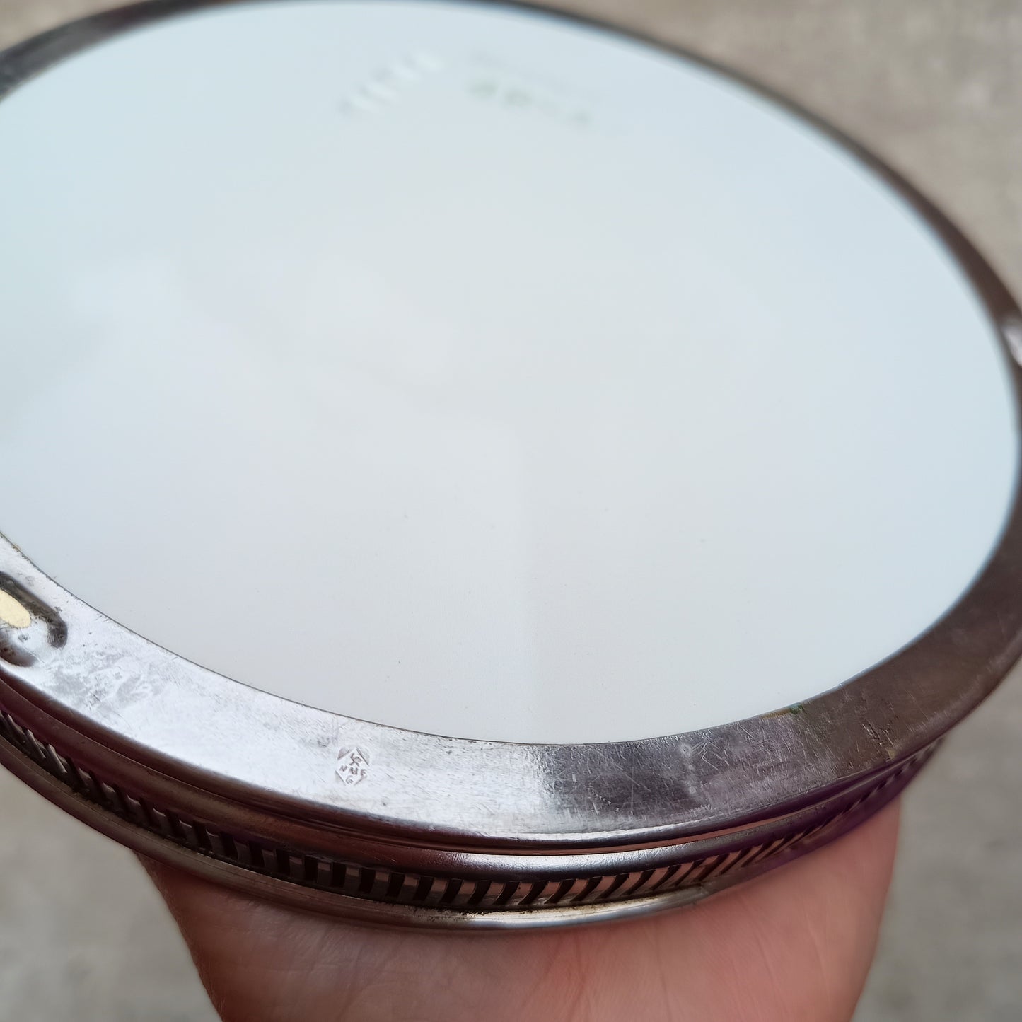 Authentic Jugendstil Tray: WMF Mount, Art Nouveau Ceramic Centre