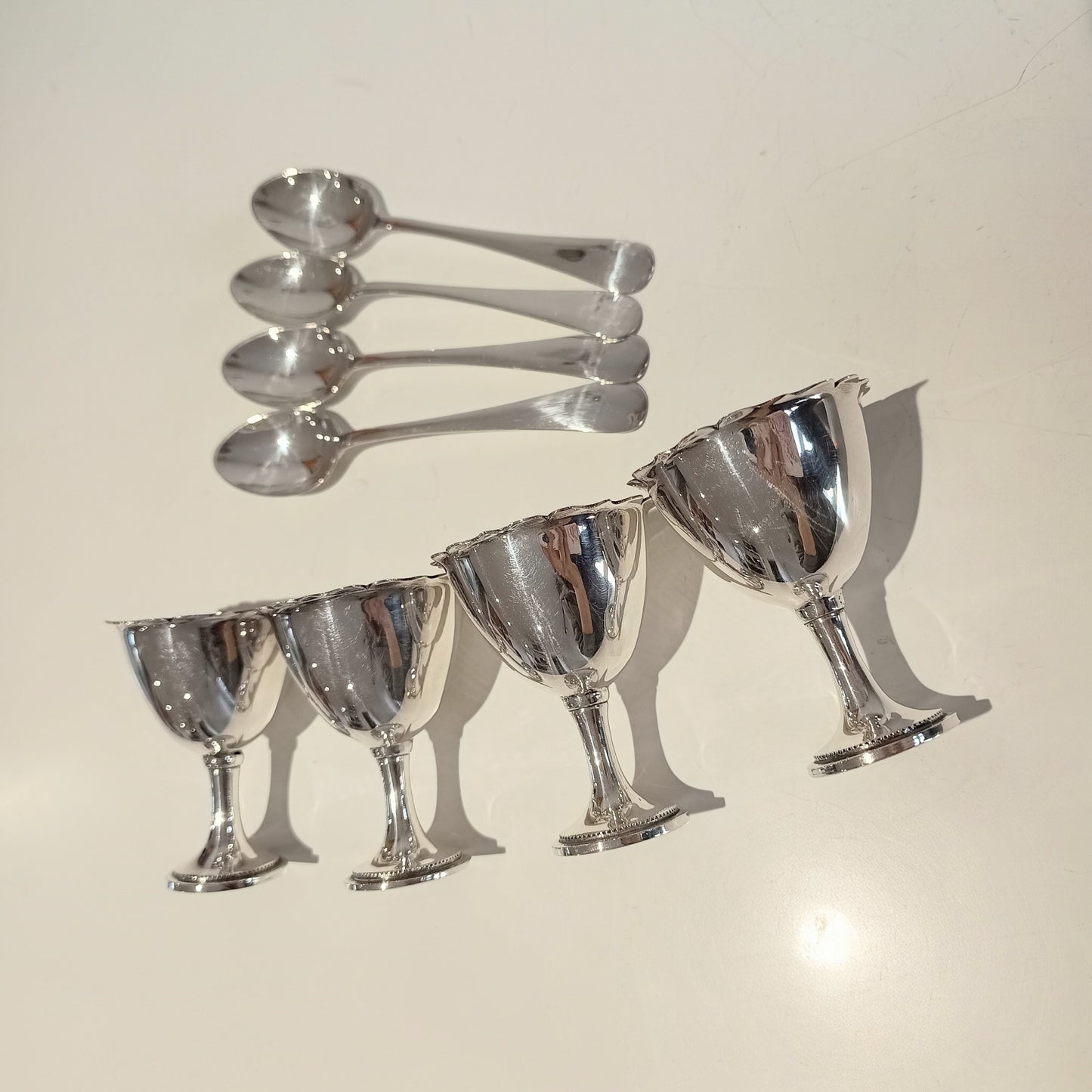 Novelty Zoomorphic Figural Silver Plate Egg Cruet / Breakfast Server: Cockrel on 5-bar Gate