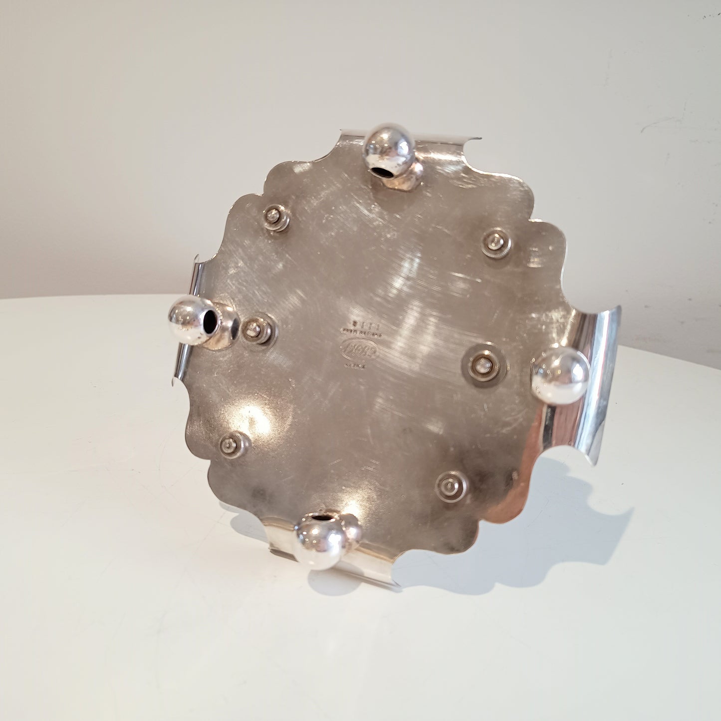 Novelty Zoomorphic Figural Silver Plate Egg Cruet / Breakfast Server: Cockrel on 5-bar Gate