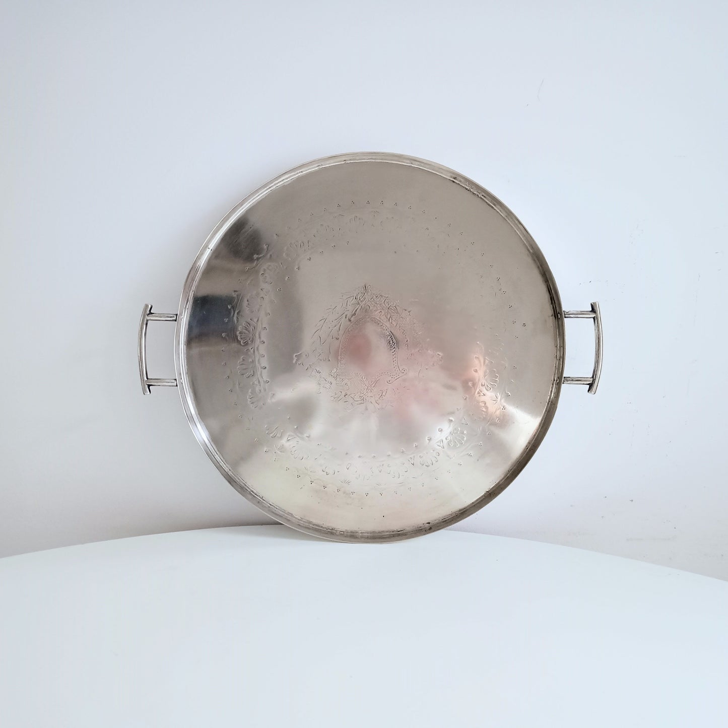 Vintage Handled Cocktails Tray: Hukin & Heath in the manner of Christopher Dresser