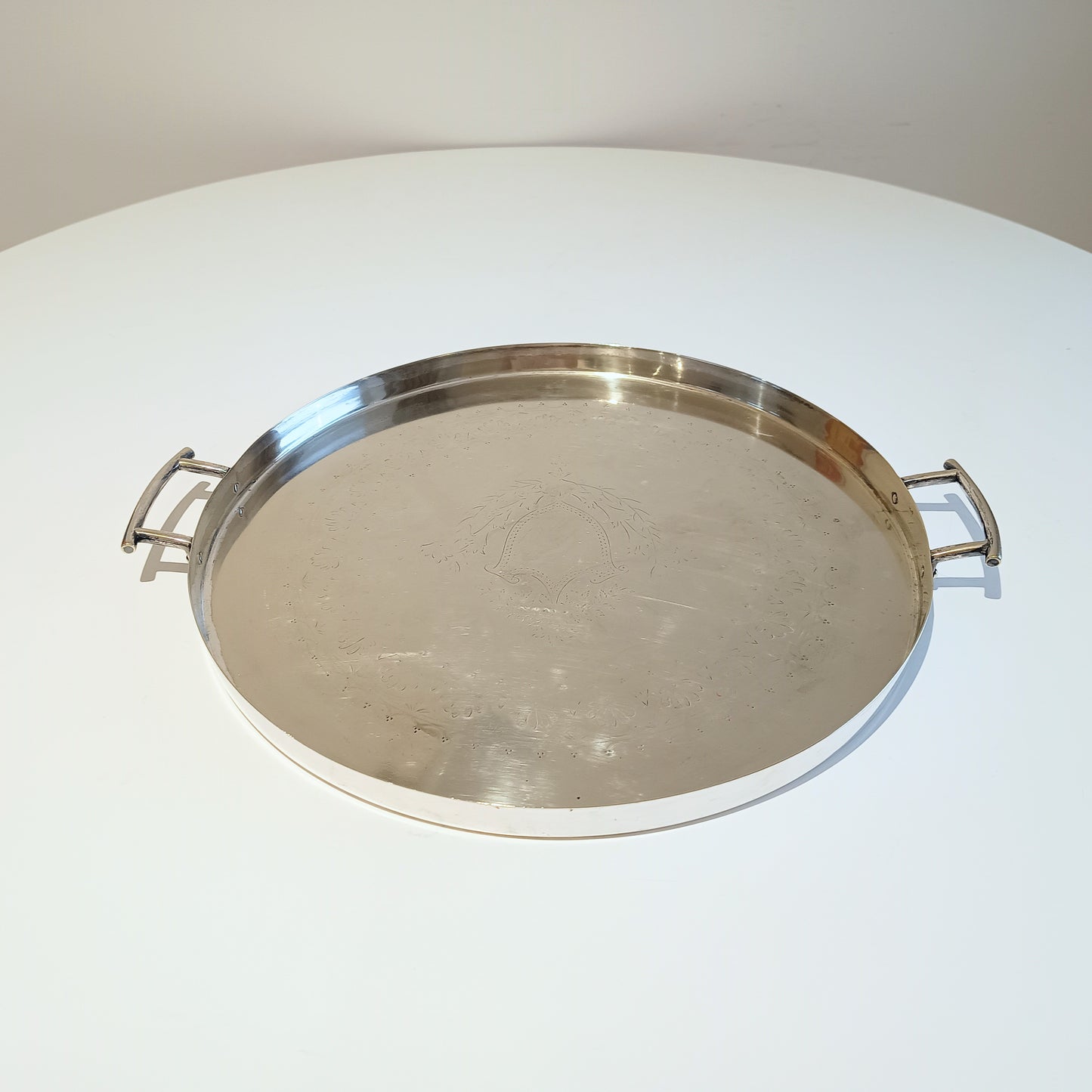 Vintage Handled Cocktails Tray: Hukin & Heath in the manner of Christopher Dresser