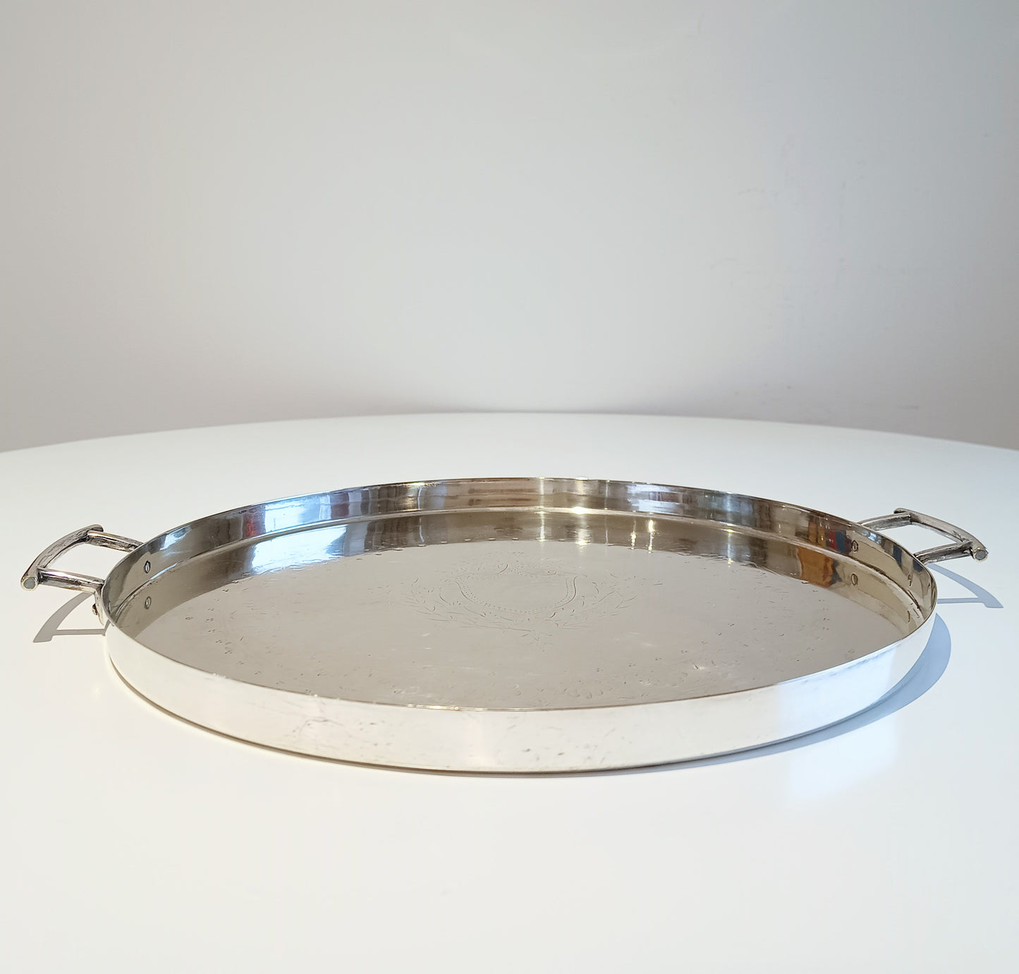 Vintage Handled Cocktails Tray: Hukin & Heath in the manner of Christopher Dresser