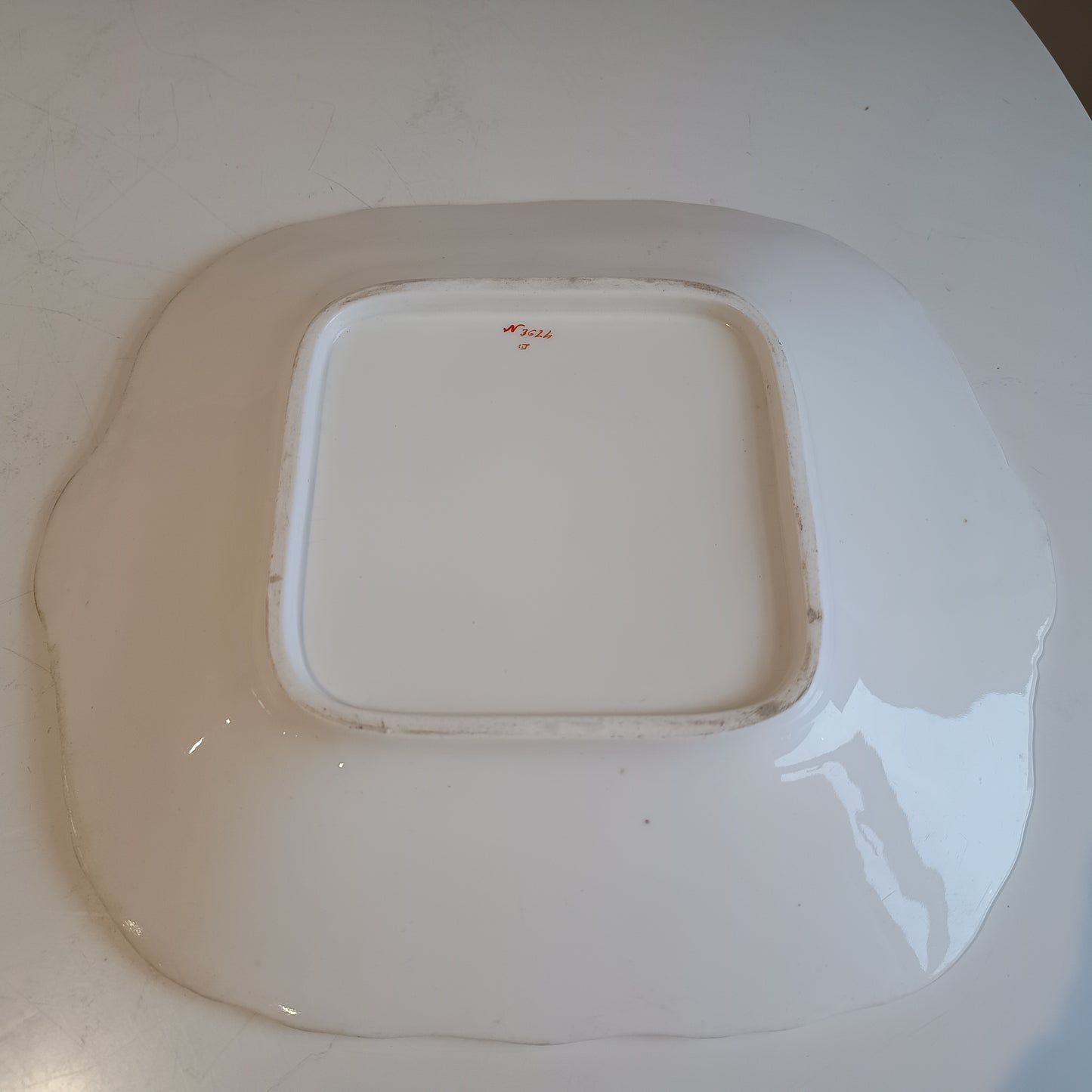 Early Victorian Floral Blue & Gilt Serving Dishes for Dessert / Sandwiches, Coalport 1835