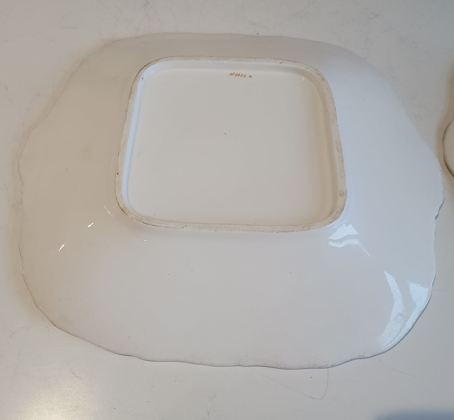 Early Victorian Floral Blue & Gilt Serving Dishes for Dessert / Sandwiches, Coalport 1835