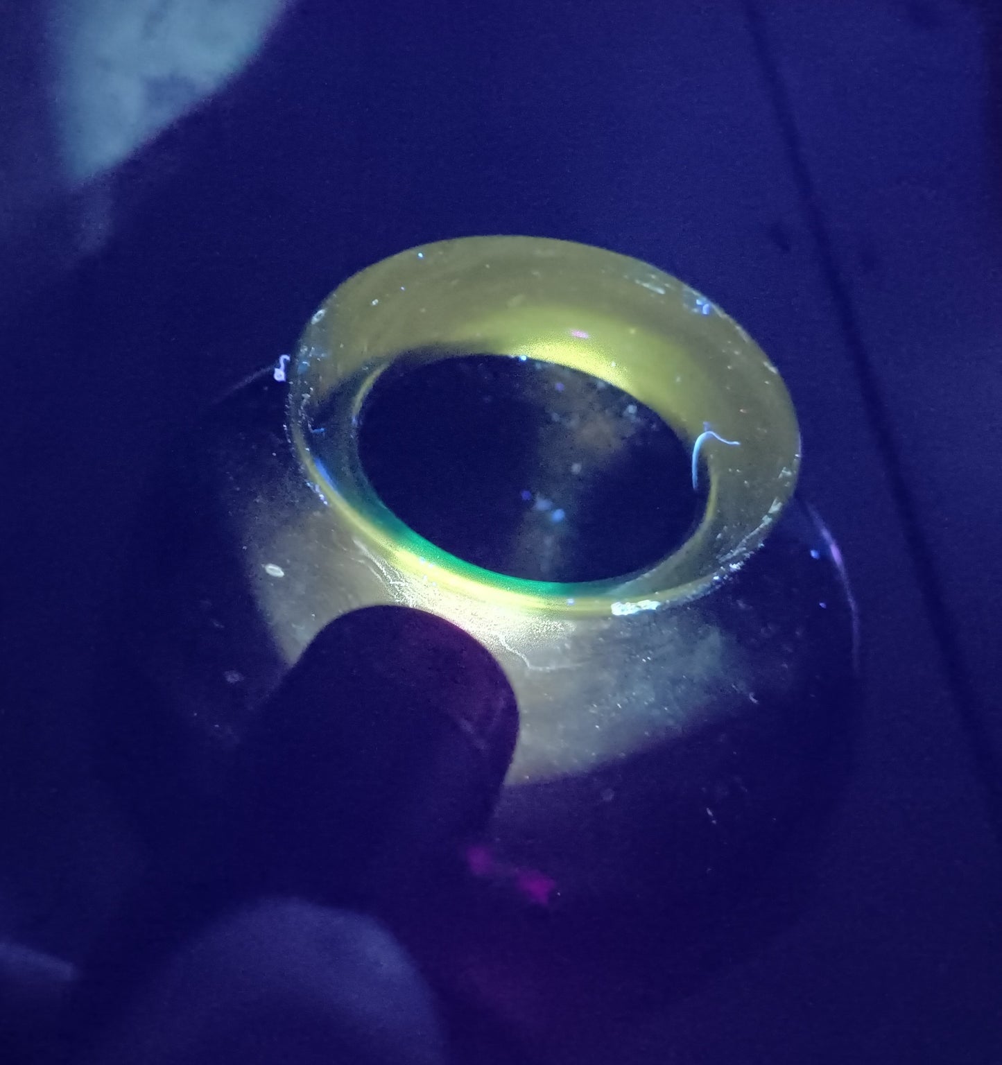 Art Nouveau Era Lidded Glass Candy Jar, Dark Blue-Green, Honeycomb Design, 1900s