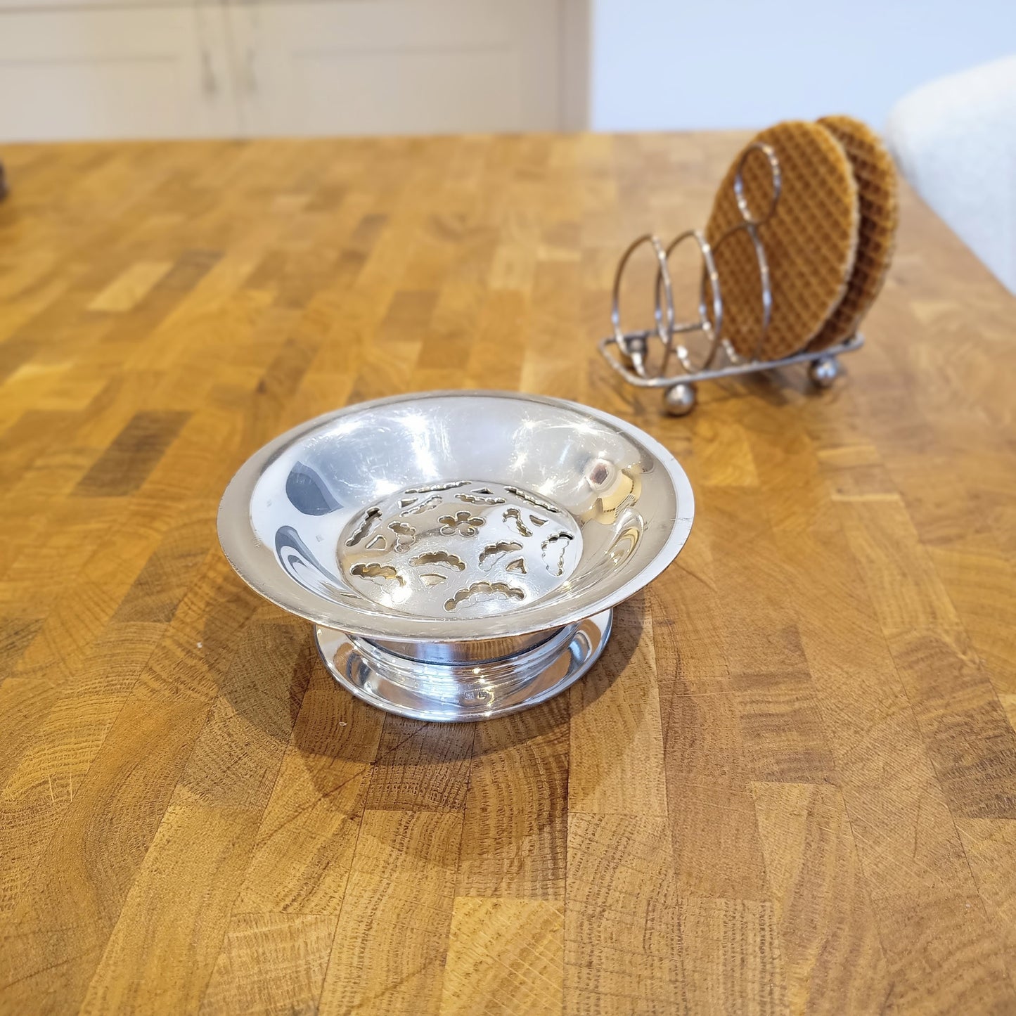 Vintage Butter Curler Server Dish Made in France Coquillor Depose Art Deco 1950s