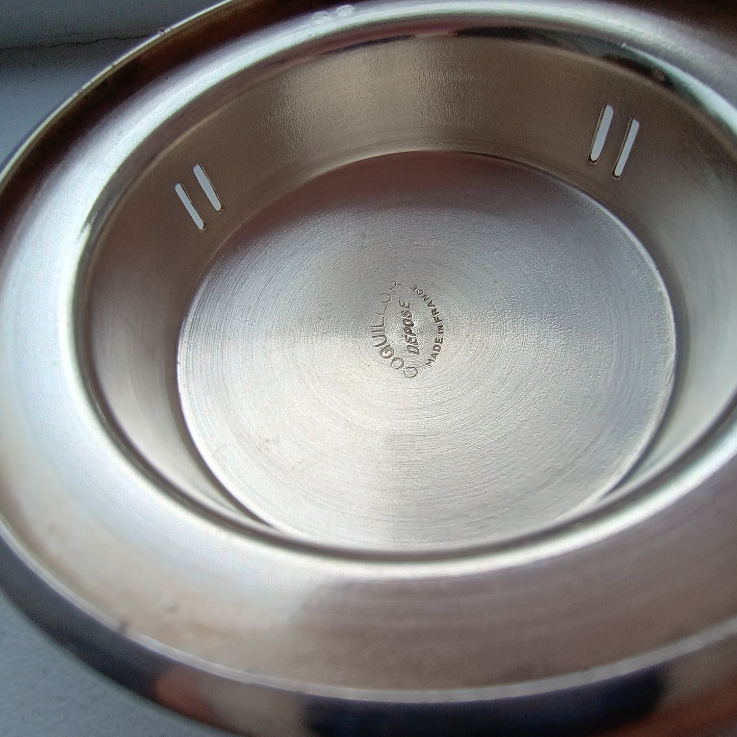 Vintage Butter Curler Server Dish Made in France Coquillor Depose Art Deco 1950s