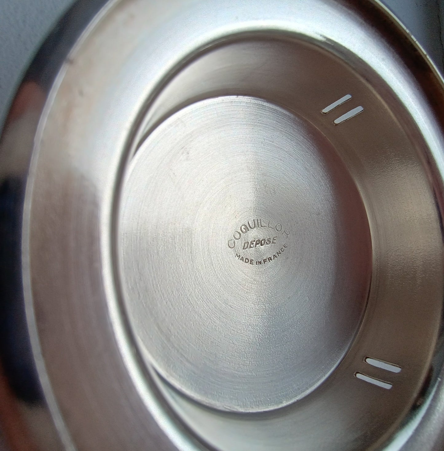 Vintage Butter Curler Server Dish Made in France Coquillor Depose Art Deco 1950s