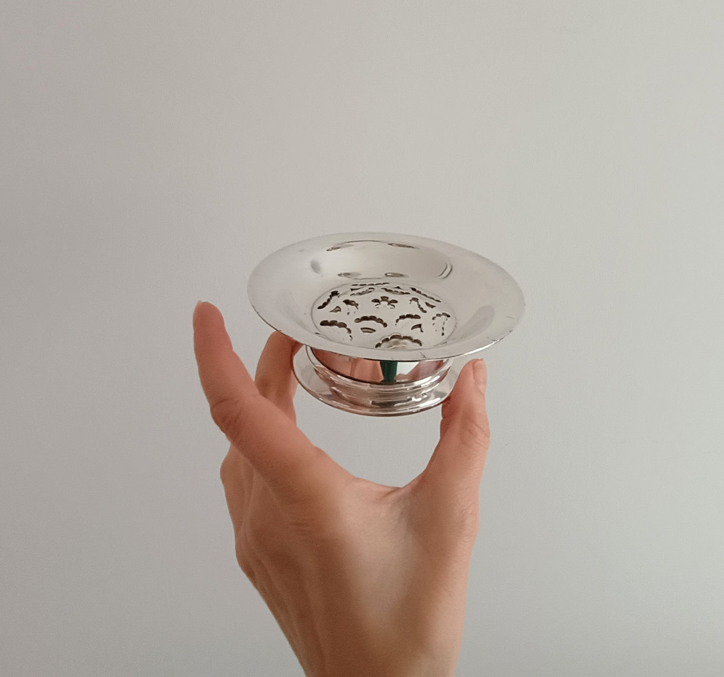 Vintage Butter Curler Server Dish Made in France Coquillor Depose Art Deco 1950s