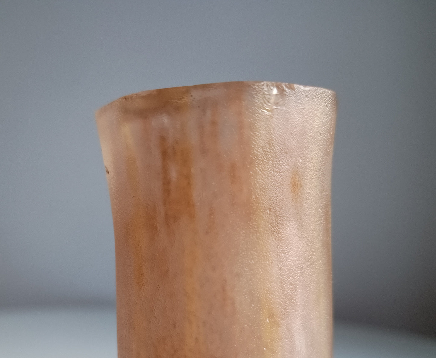 French Art Nouveau Cameo Glass Solifleur Vase, Nancy School c.1900 – Satin Etched, Earth Tones