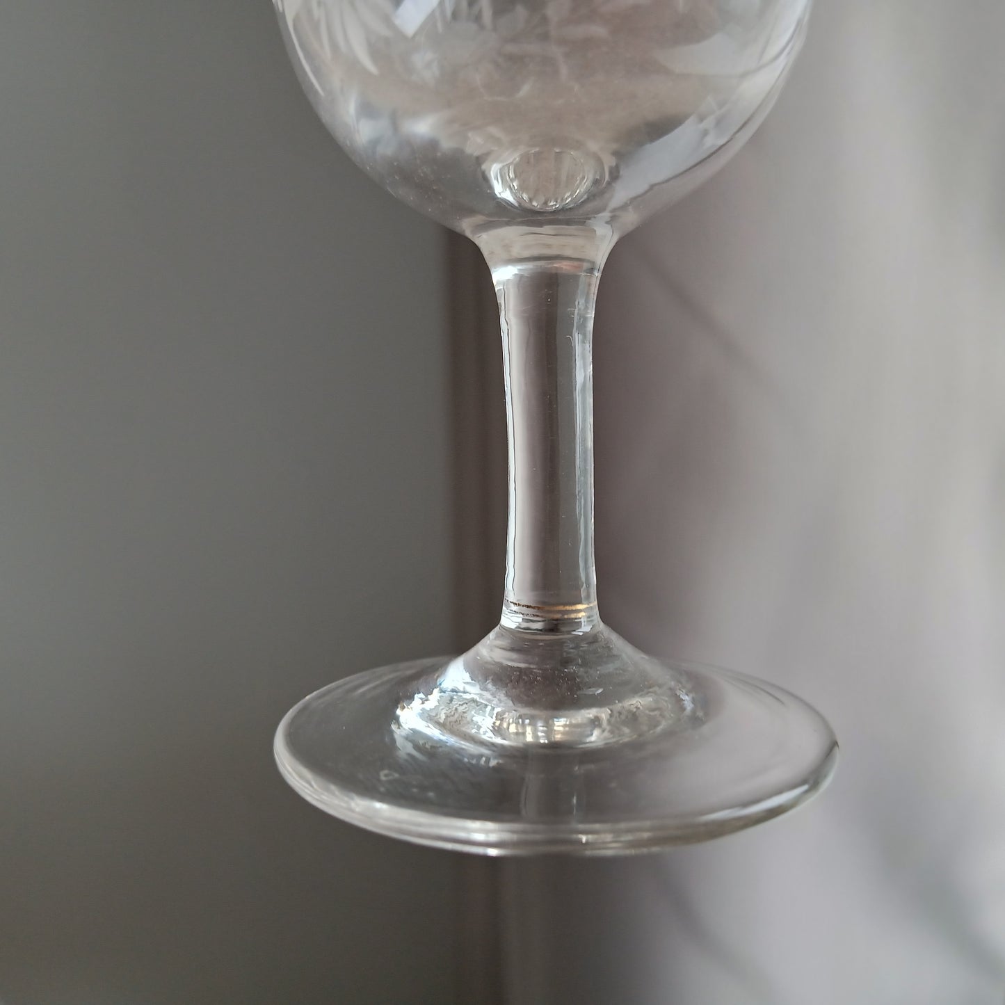 Antique French Aperitif Drinks Service: Tray, Tazza & 2 Glasses: Engraved Garlands, Gilt Decor, Belle Epoque