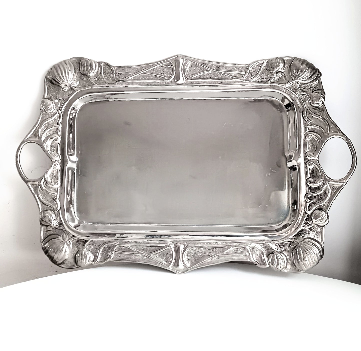 Art Nouveau Repoussé Drinks Tray In Jugendstil Style