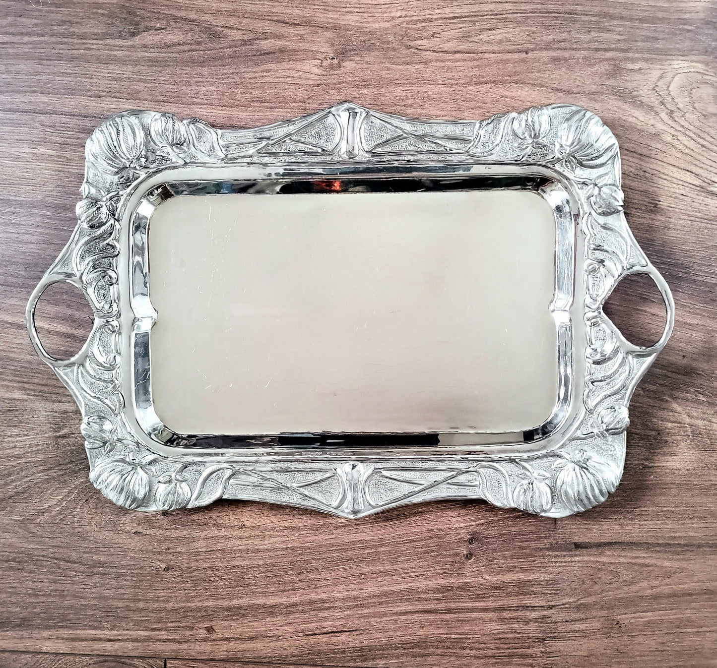 Art Nouveau Repoussé Drinks Tray In Jugendstil Style