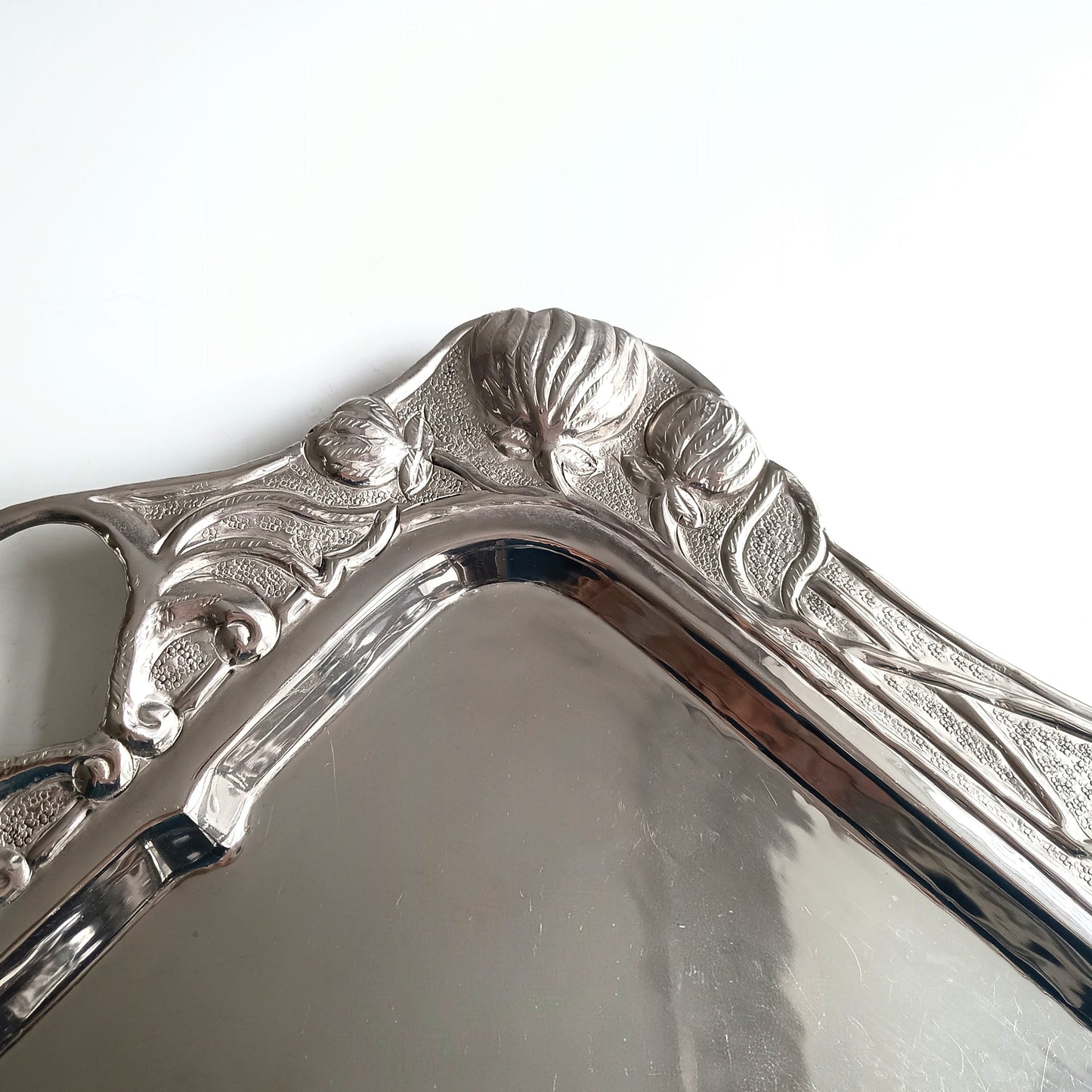 Art Nouveau Repoussé Drinks Tray In Jugendstil Style