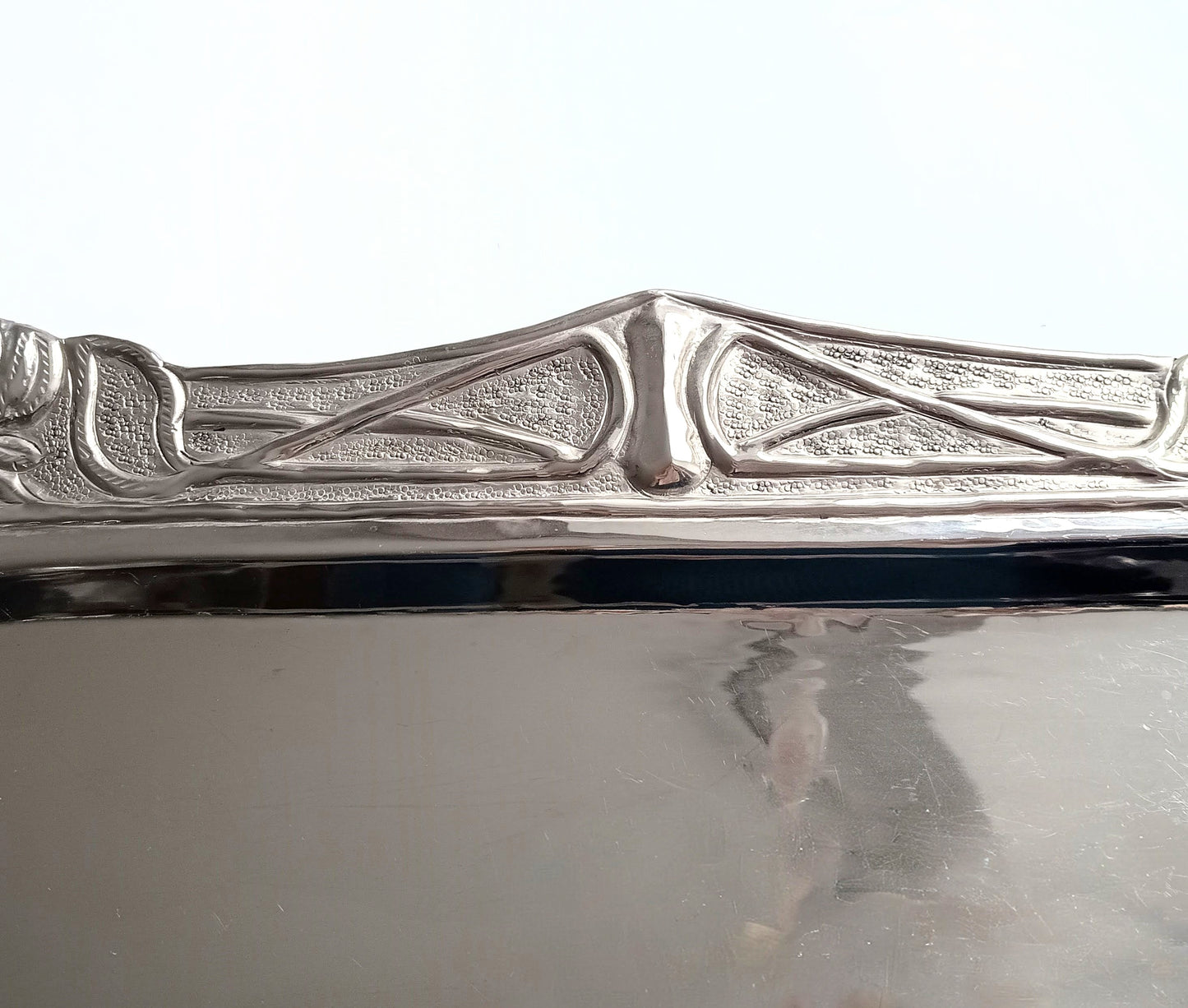 Art Nouveau Repoussé Drinks Tray In Jugendstil Style