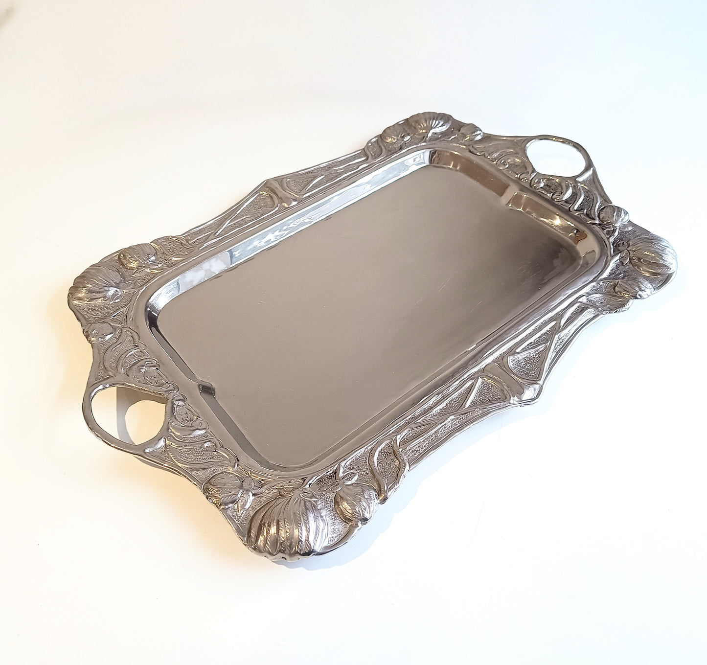 Art Nouveau Repoussé Drinks Tray In Jugendstil Style