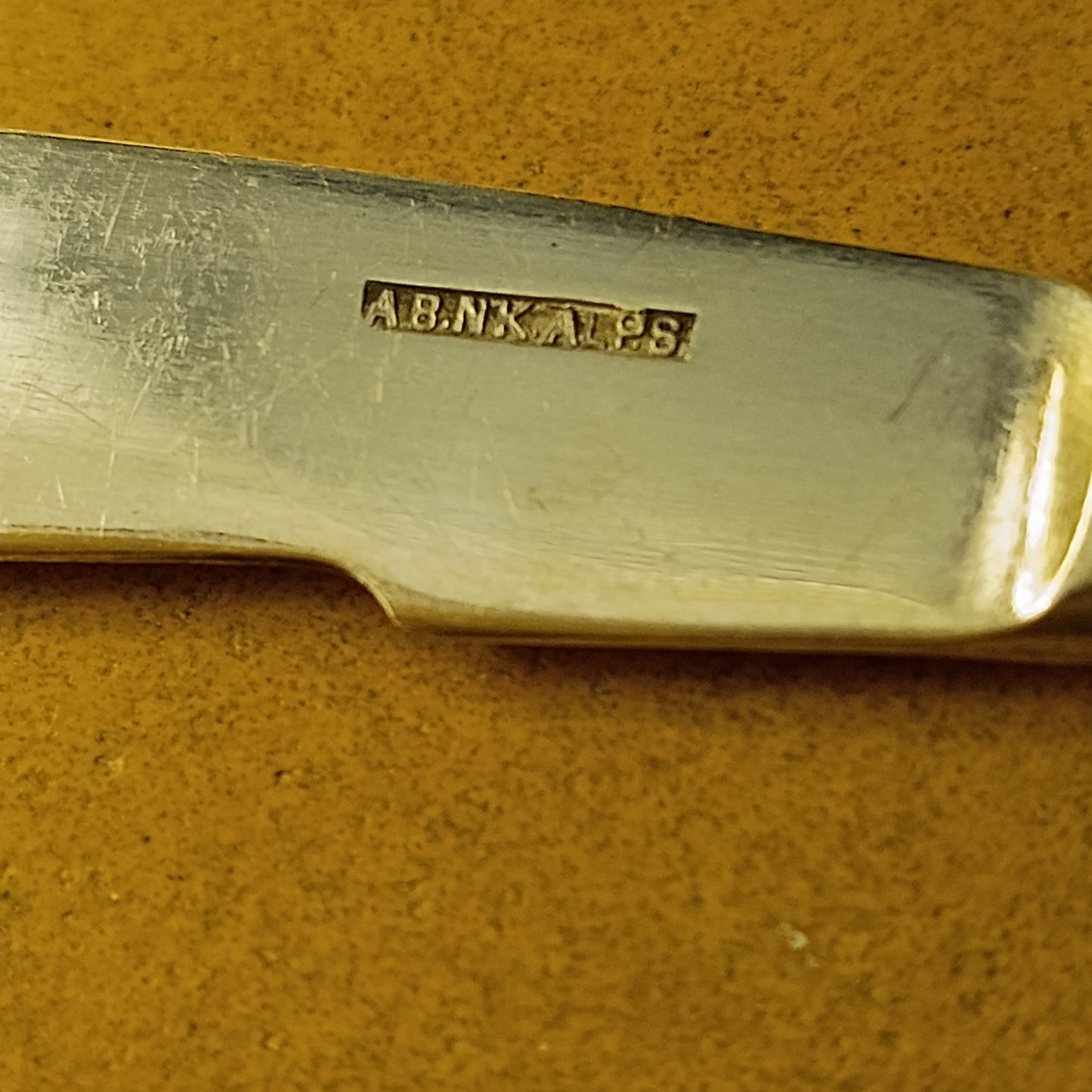 8 Vintage Silver Plated Fruit / Cake Knives: Mid-Century Chippendale, NK Stockholm, Sweden