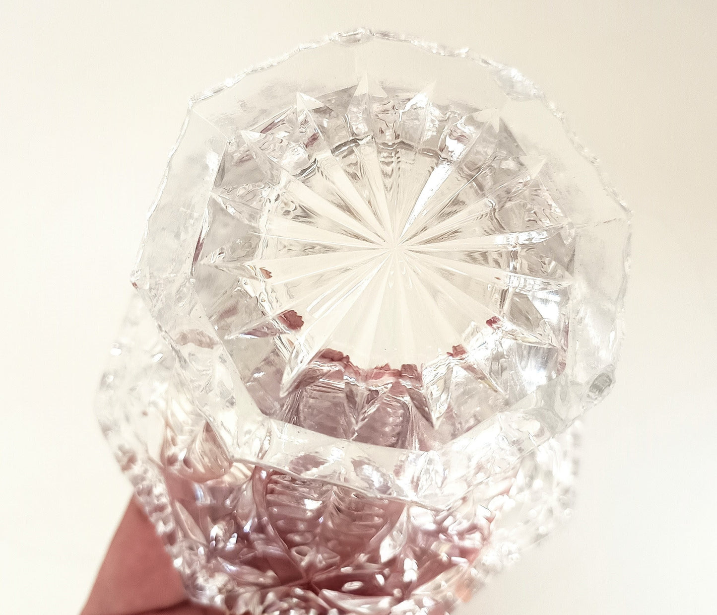 Vintage English Cut Crystal Silver Plate and Cut Glass Marmalade / Jelly Jar