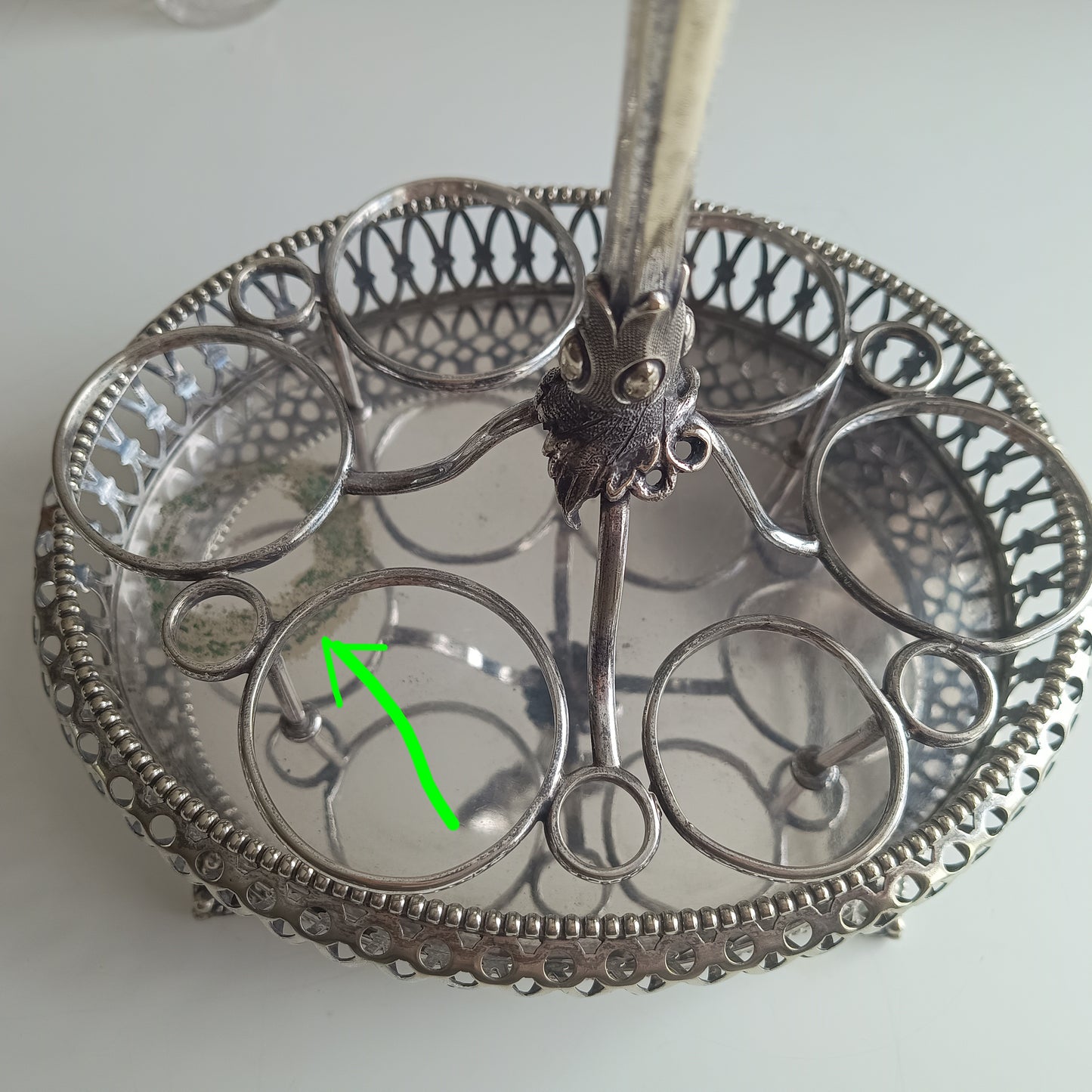 Rare Victorian Octopus Kraken Silver Plated  Condiment Stand – Antique Nautical Maritime Decor