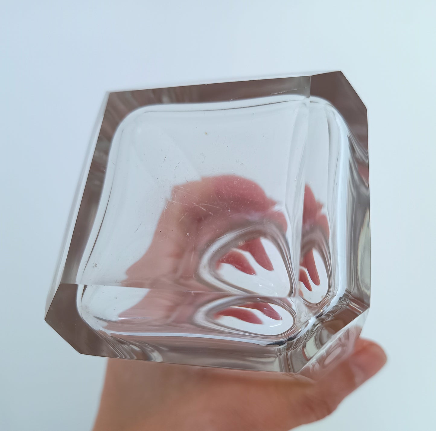 Vintage Art Deco Hallmarked Sterling Silver Tea Caddy Spoon &Cut Crystal Loose Tea Jar
