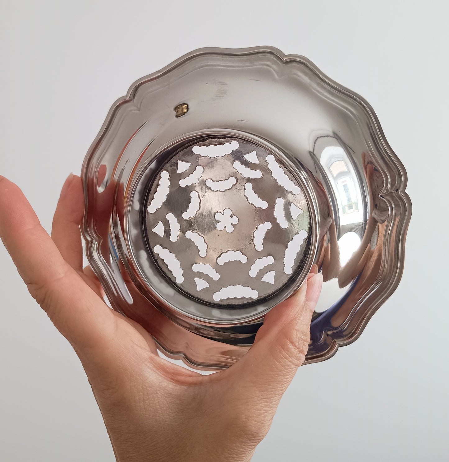 Vintage Butter Curler Server Dish Made in France Coquillor Depose Art Deco 1950s