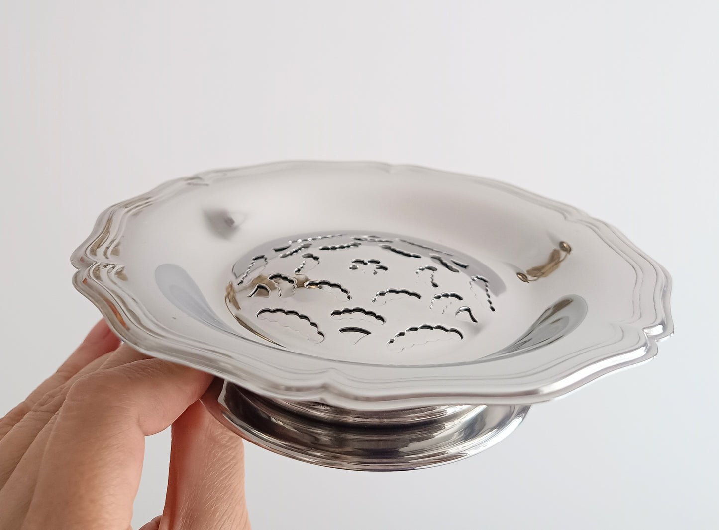 Vintage Butter Curler Server Dish Made in France Coquillor Depose Art Deco 1950s