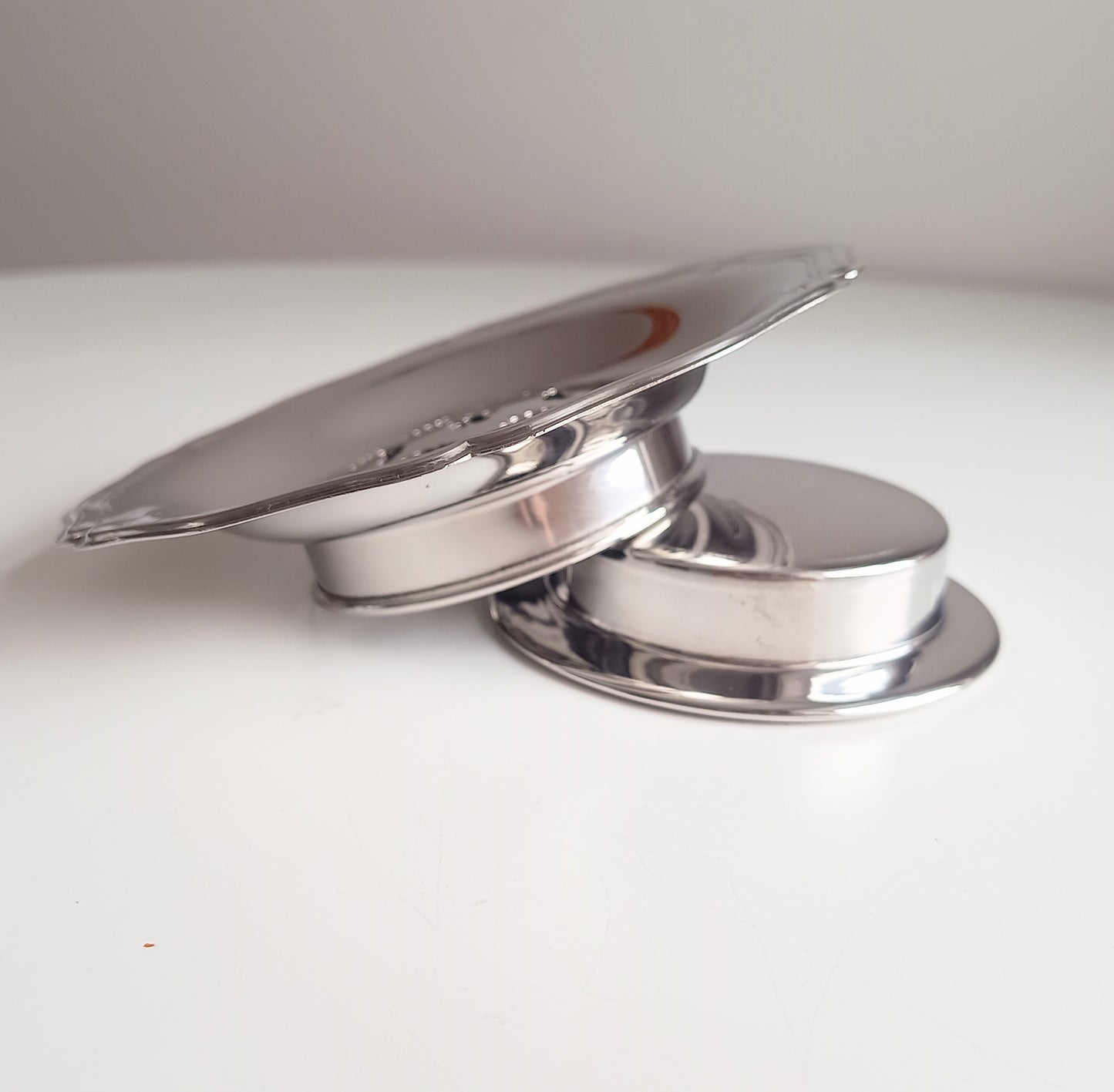Vintage Butter Curler Server Dish Made in France Coquillor Depose Art Deco 1950s