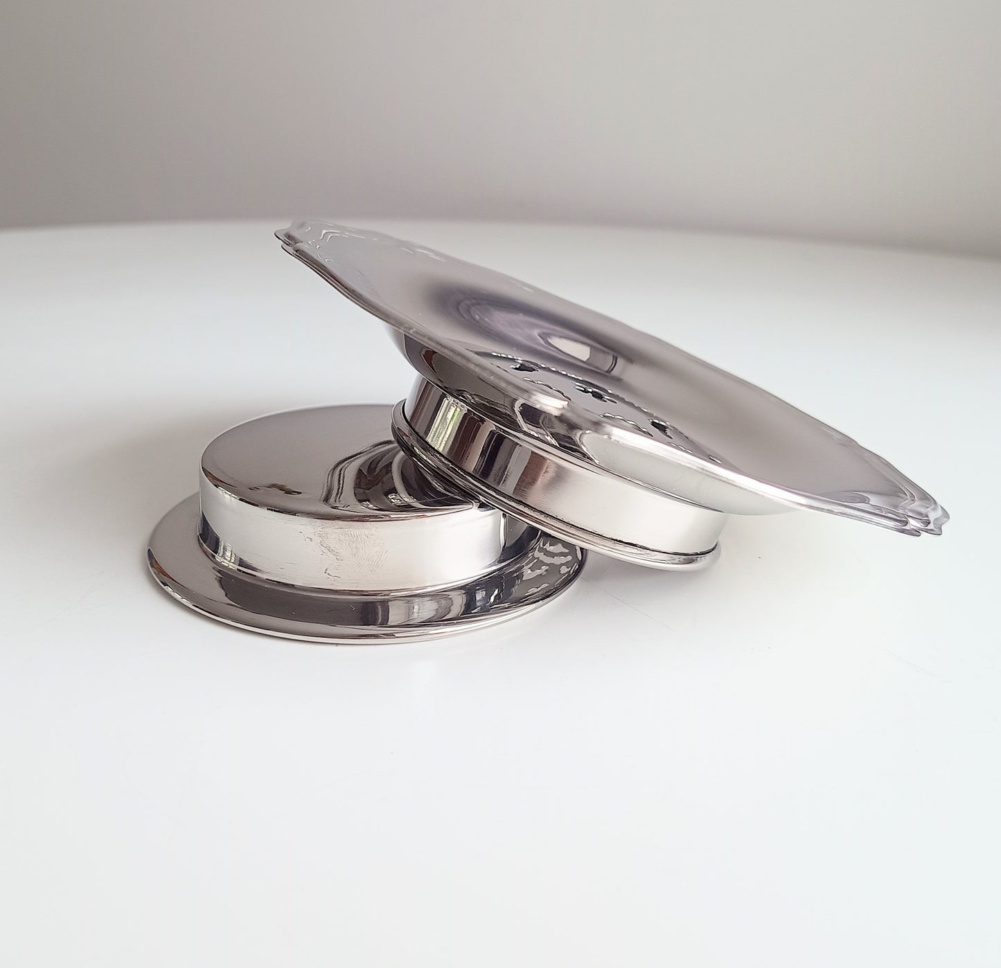 Vintage Butter Curler Server Dish Made in France Coquillor Depose Art Deco 1950s